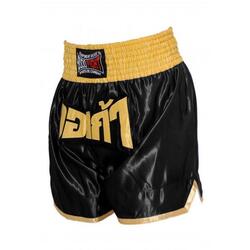 Short de boxe thaï Fighter noir