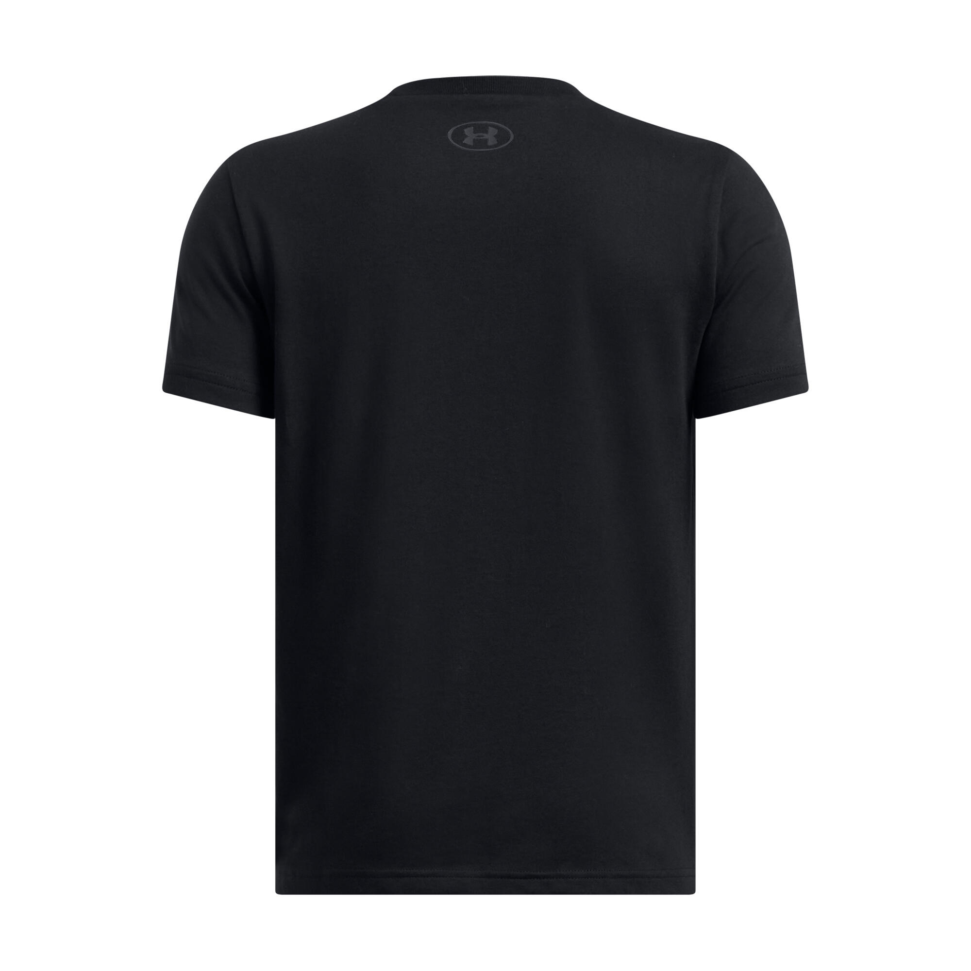 T-Shirt Noir Garçon Under Armour Boxed 2/2