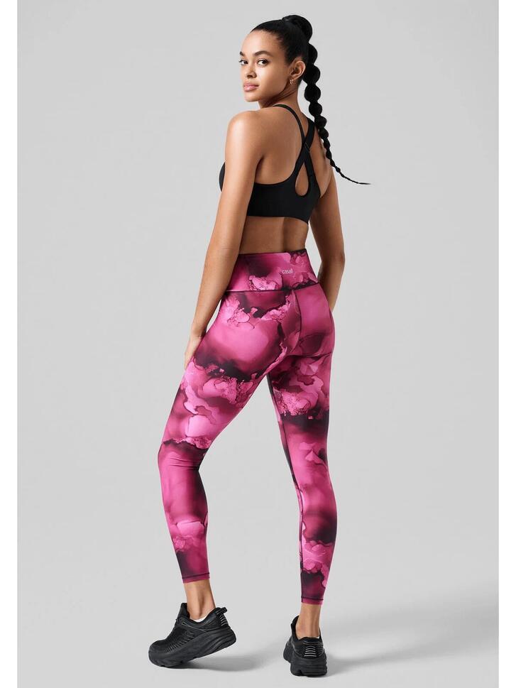 Legginsy wysokiej talii z wzorem dla kobiet Casall Ultra