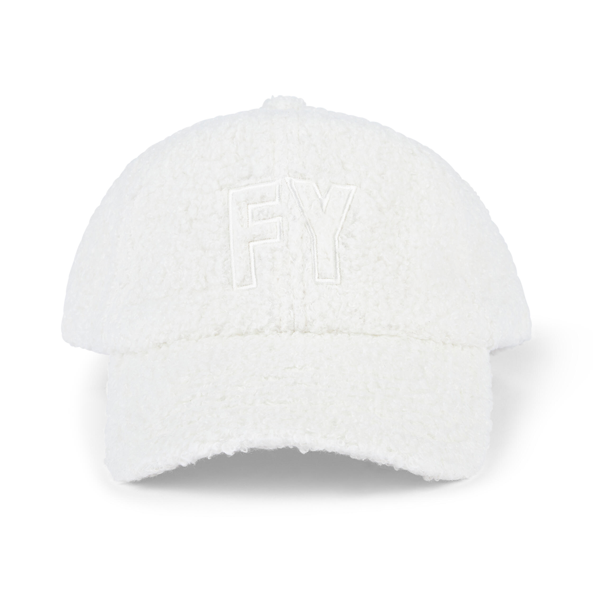 Freddy - Casquette En Tissu Sherpa Avec Maxi Broderie Fy Ton Sur Ton - Chapeau - Beige - Taille Unique - Decathlon