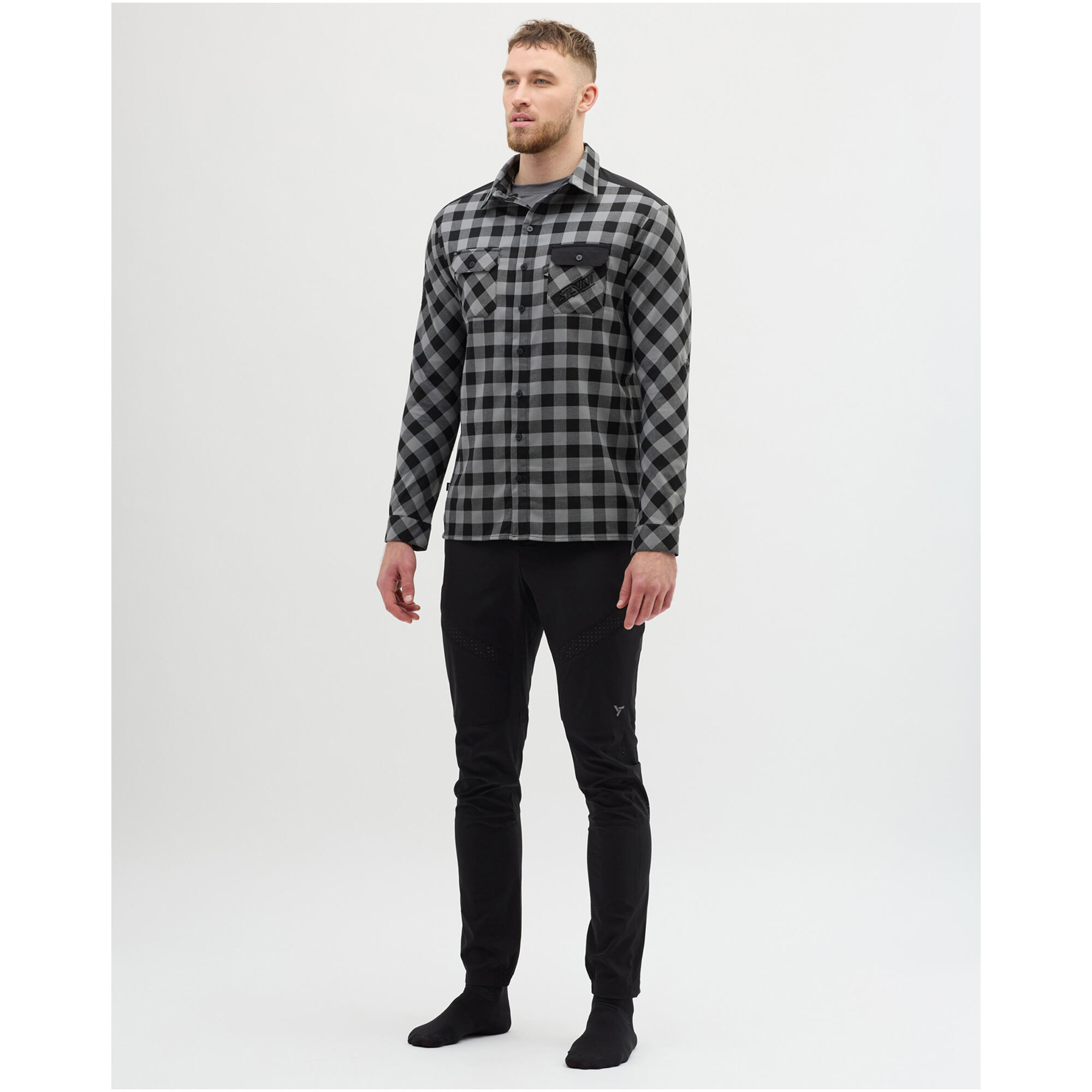 Koszula flanelowa męska SILVINI Men Shirt FARINI 3/3