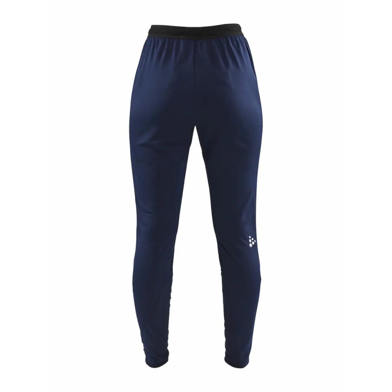 pantalon training femme slim en polyester recyclé - marine 2/6