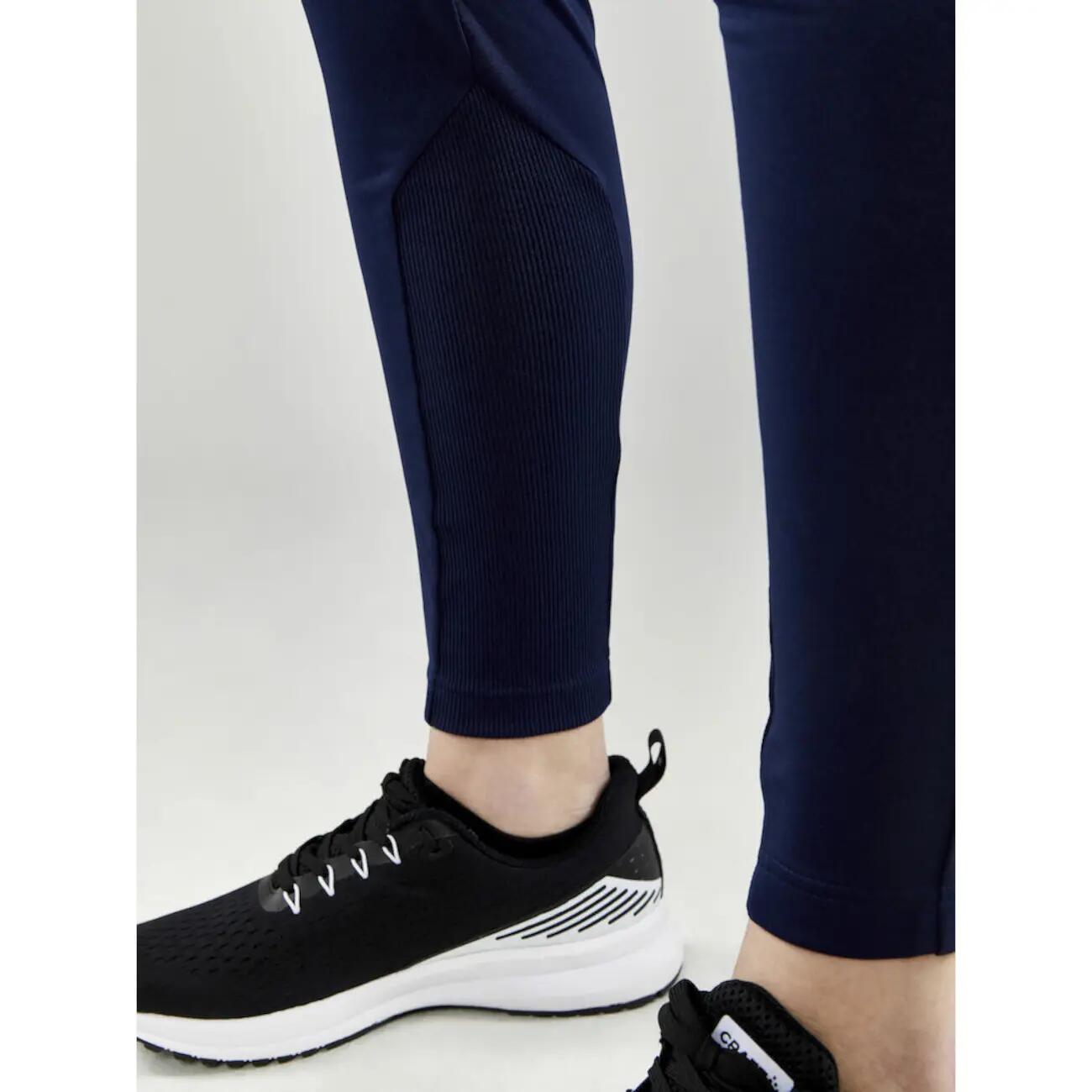 pantalon training femme slim en polyester recyclé - marine 5/6