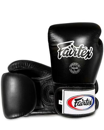 Gants de boxe - Muay Thai - Tight-Fit, 3 couches - BGV1 - Noir
