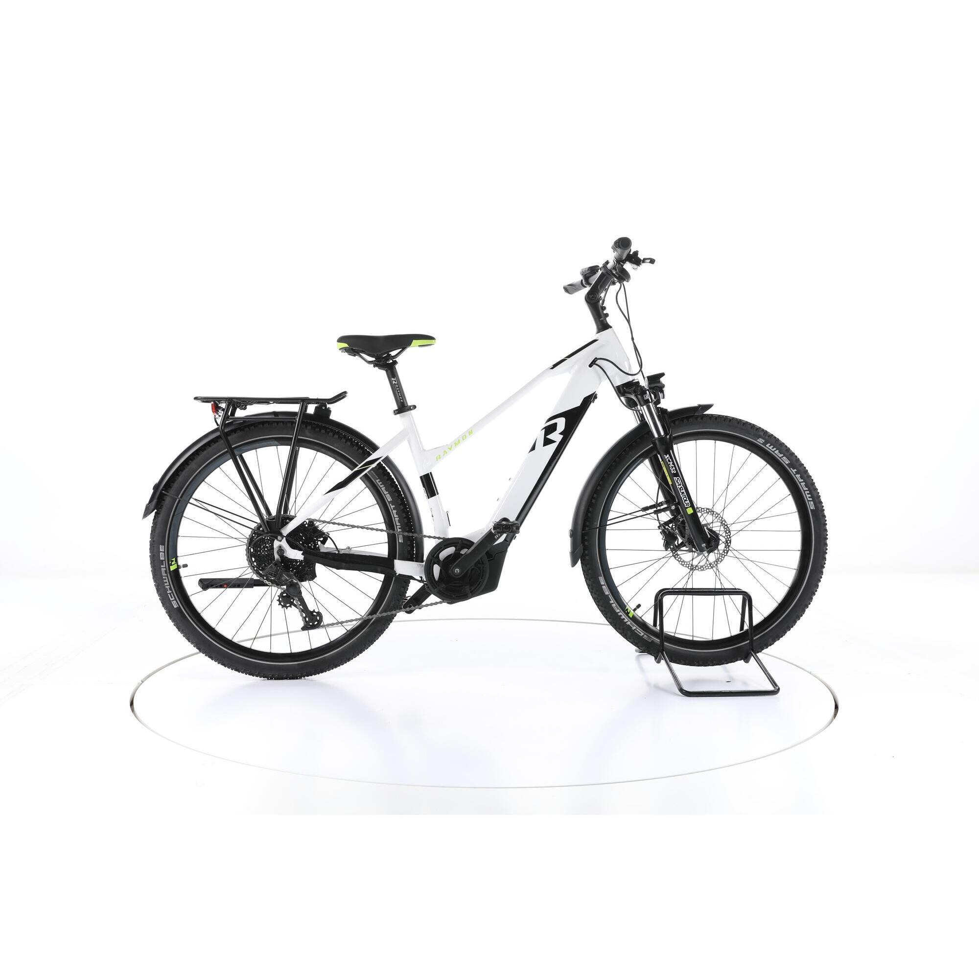 Raymon - Reconditionné - R Raymon Crossray E 5.0 Trekking Vélo Électrique - Bon - Vélo De Voyage - Blanc - Petit - Decathlon