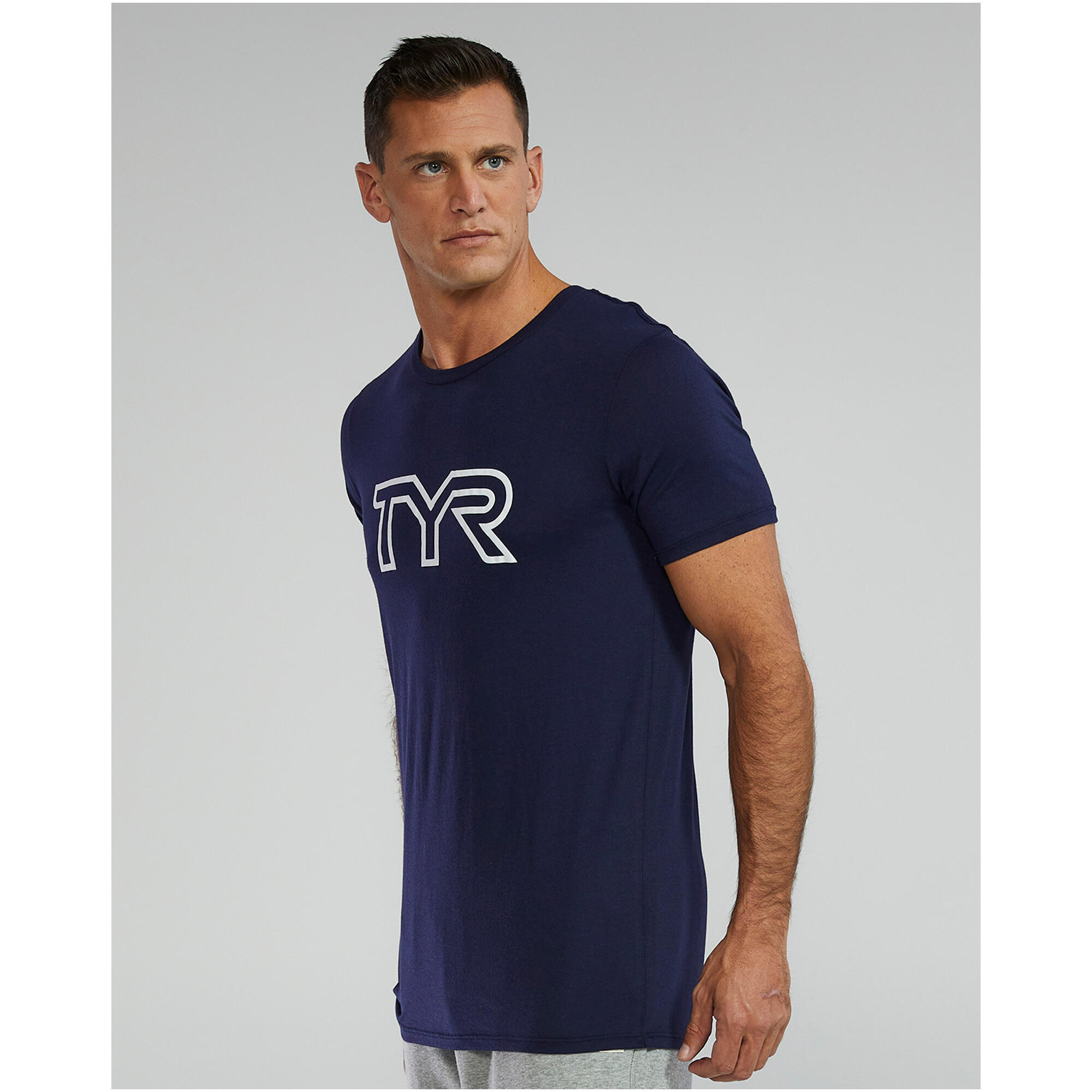 Koszulka męska TYR TRI LG LOGO TEE -UX 3/7