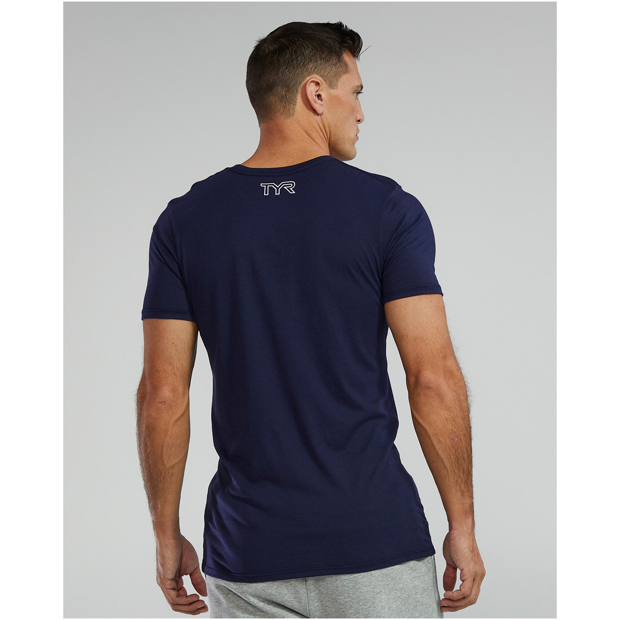 Koszulka męska TYR TRI LG LOGO TEE -UX 2/7