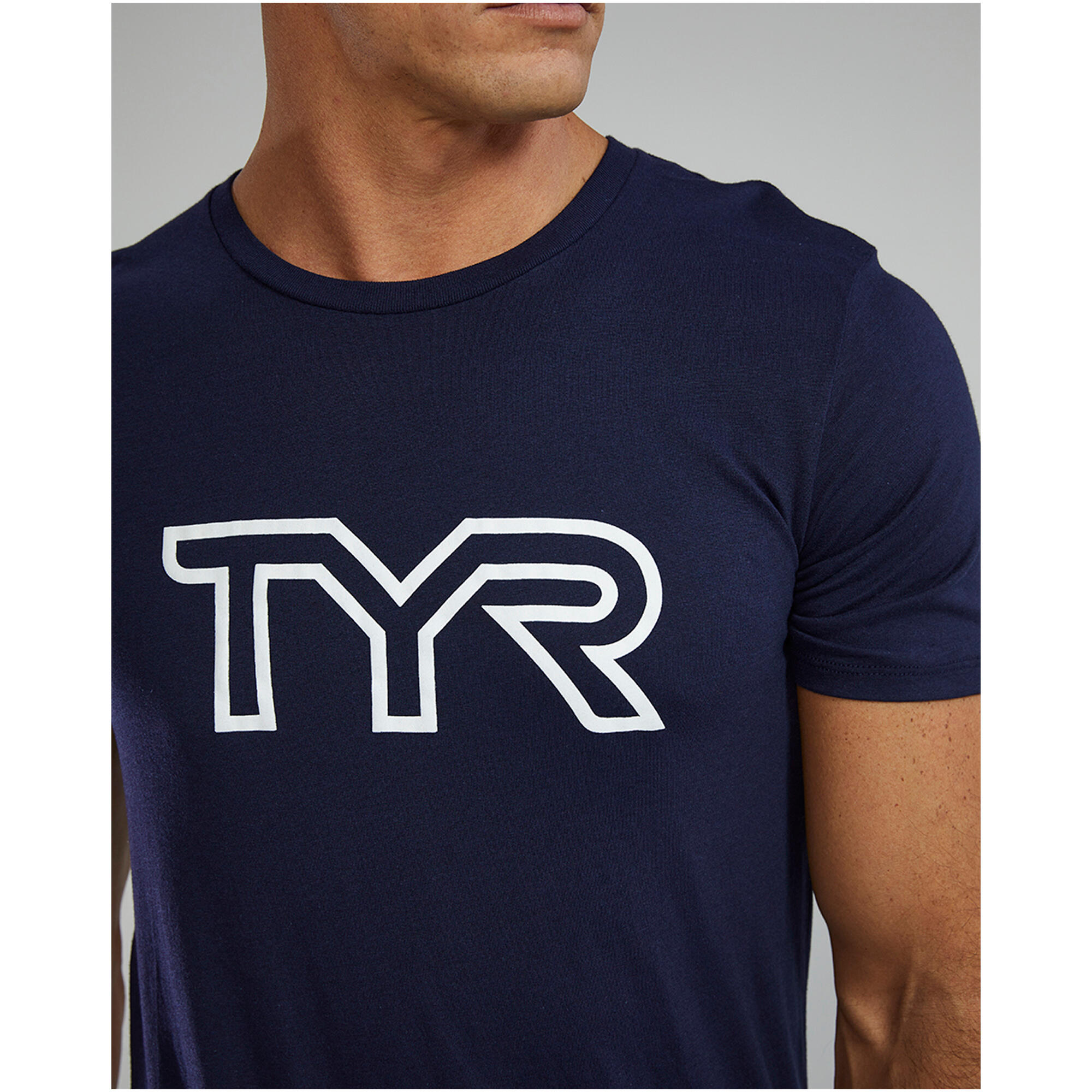 Koszulka męska TYR TRI LG LOGO TEE -UX 5/7