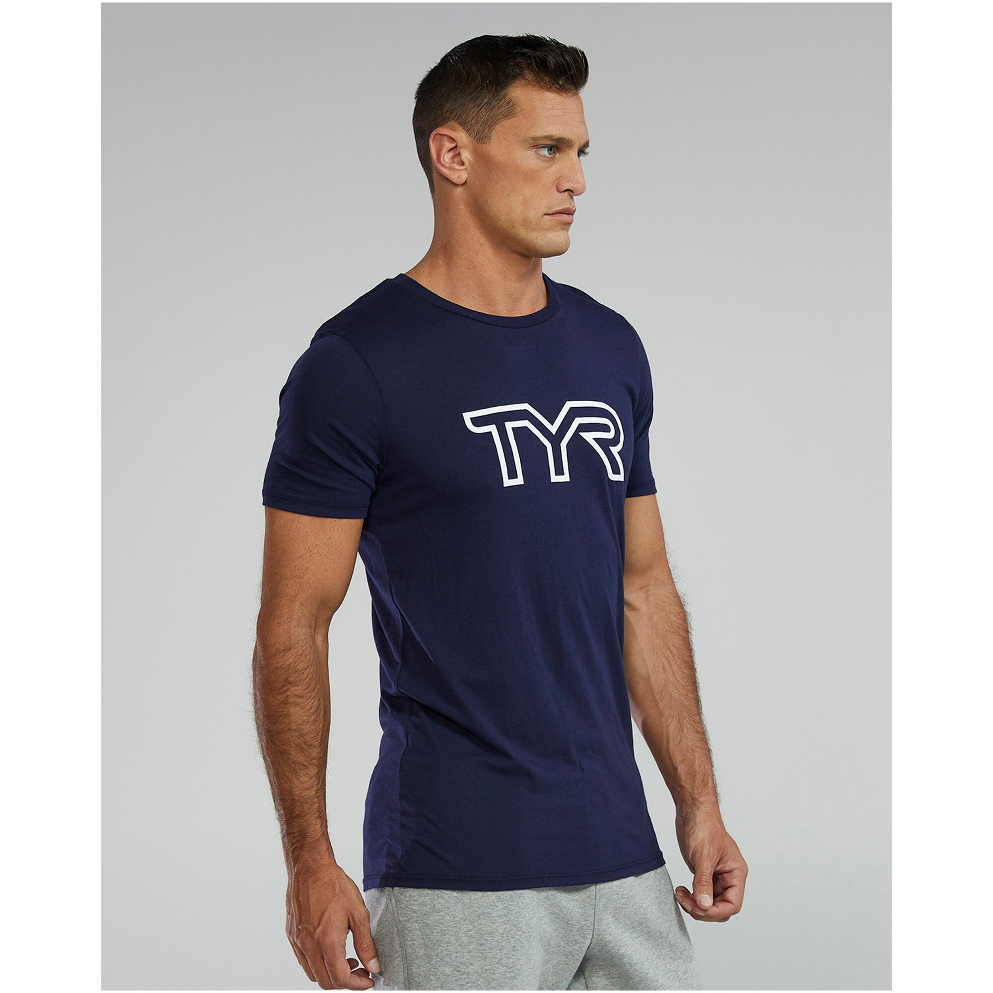 Koszulka męska TYR TRI LG LOGO TEE -UX 4/7