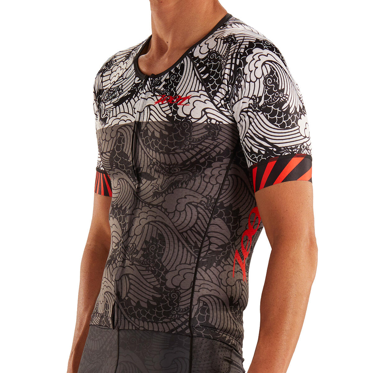 Triathlon masculin Aero Jersey Design Tokyo ZOOT 3/7