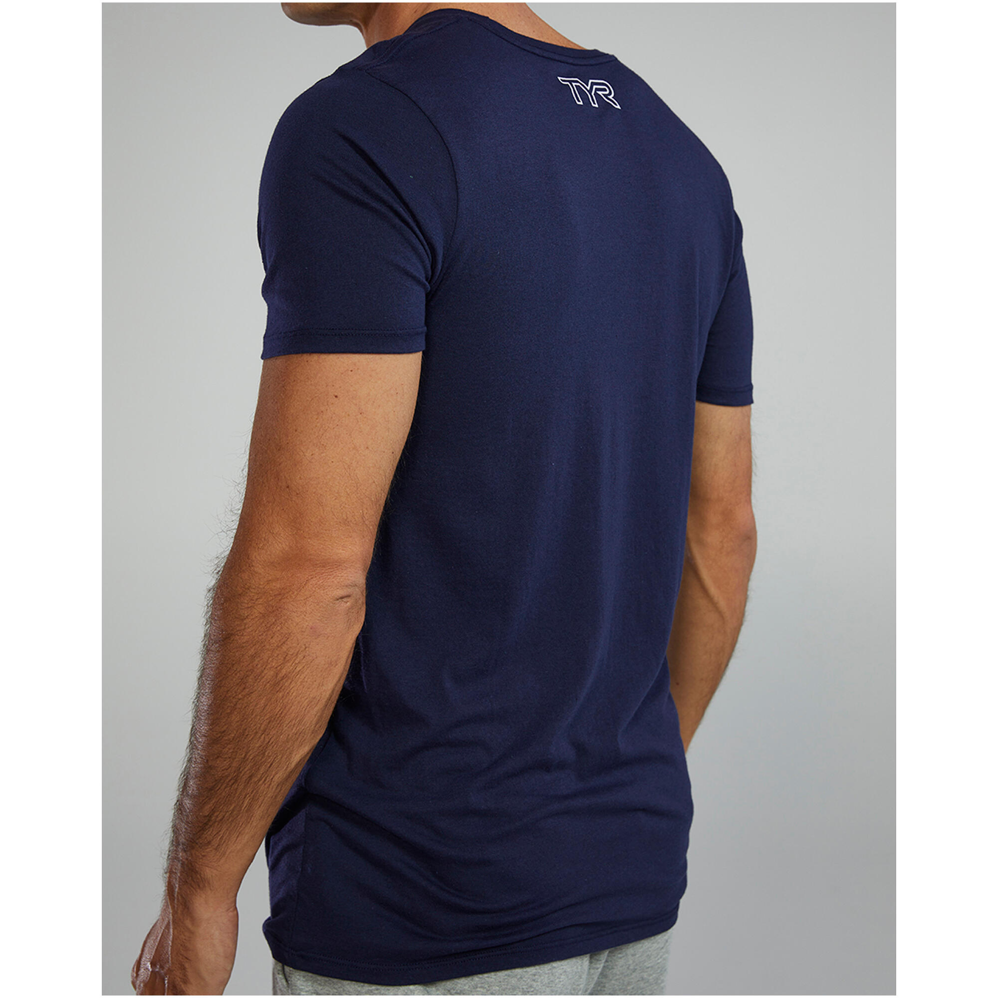 Koszulka męska TYR TRI LG LOGO TEE -UX 6/7