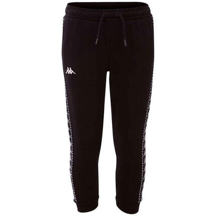 Pantalon enfant Kappa - 80% coton, ceinture élastique avec cordon