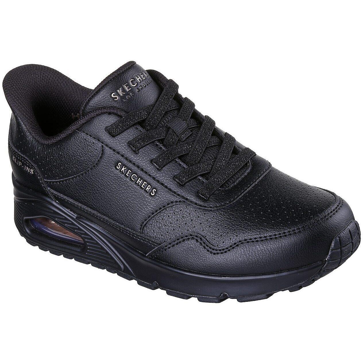 Zapatillas Skechers Uno Banksia Luxe, Negro, Mujer SKECHERS