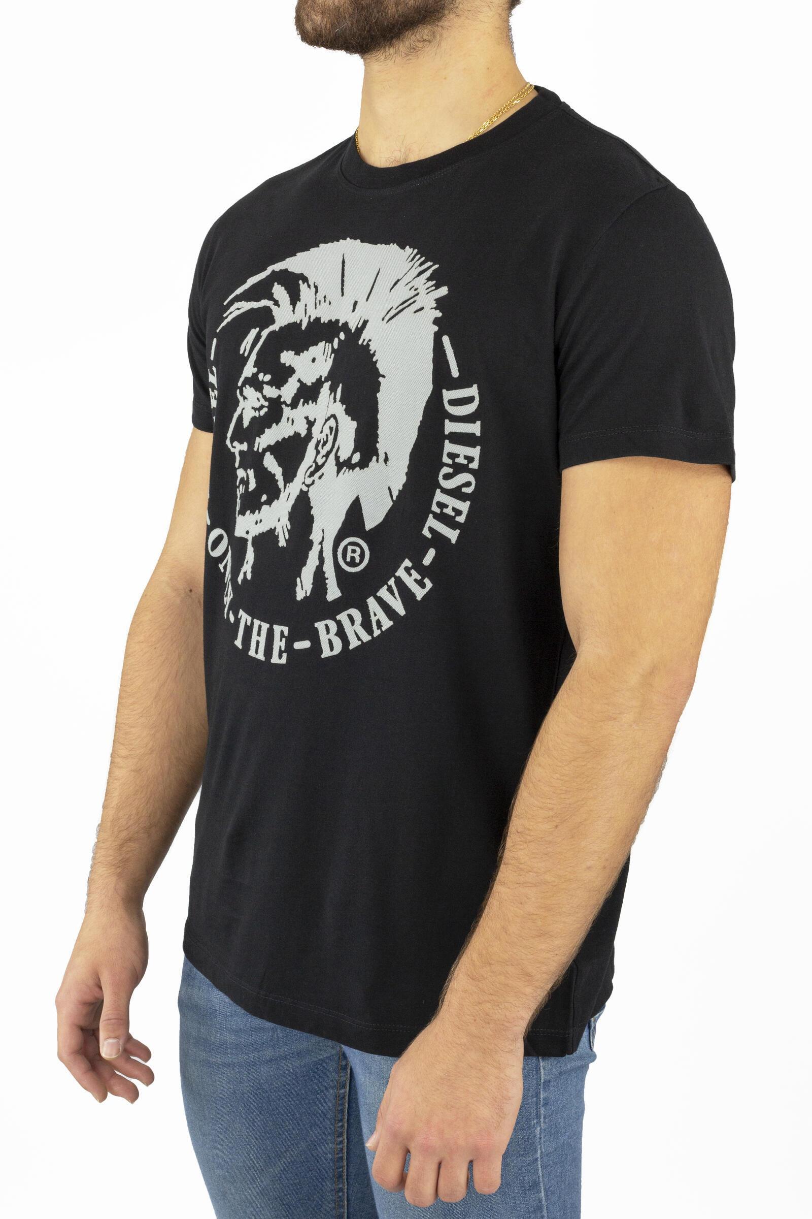 Diesel Camiseta De Manga Corta T-diego-fo Negro 2/4