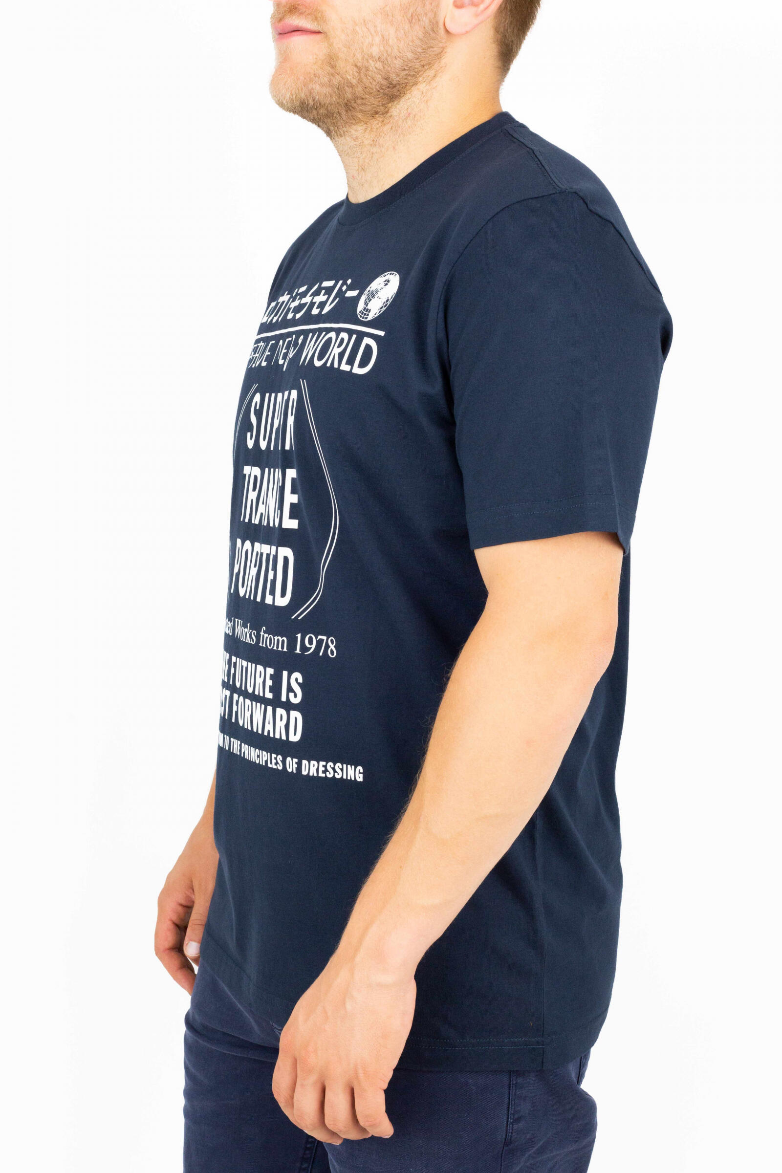 Diesel Camiseta Just-yl Azul 3/5