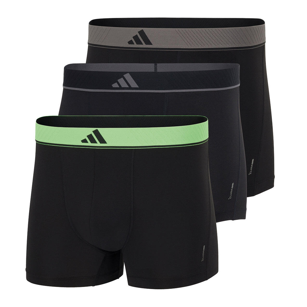 ADIDAS Trunk eng anliegende Boxershorts Herren - Active Micro Flex schwarz
