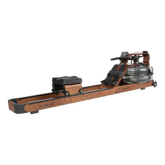 Fluid Rower EU-ROW Walnoot - Roeitrainer met waterweerstand
