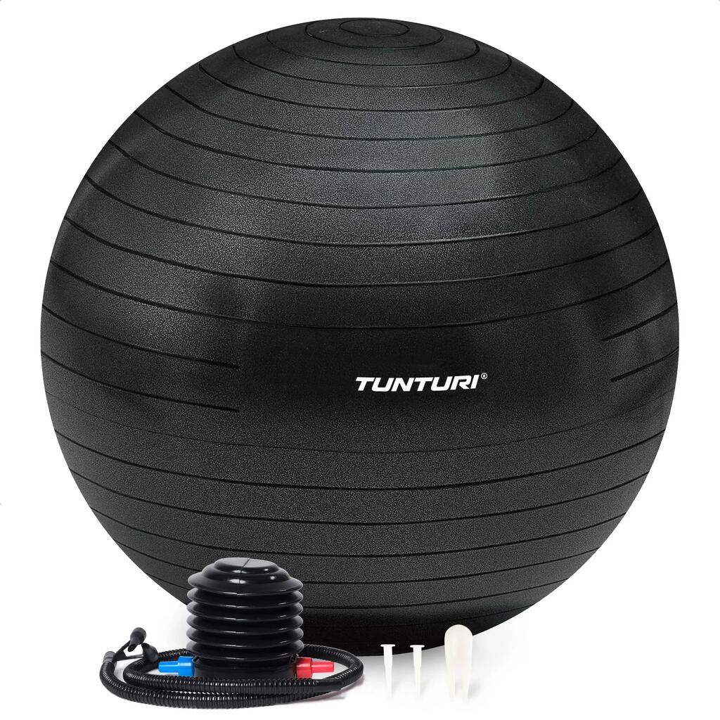 Anti Burst Fitness Ball with Pump - Yoga Ball 90 cm - Pilates Ball - Pregnancy