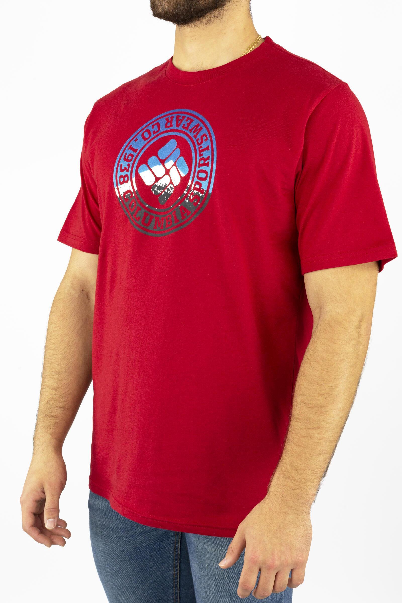 Columbia Camiseta De Manga Corta Csc Tried And True Rojo 2/4