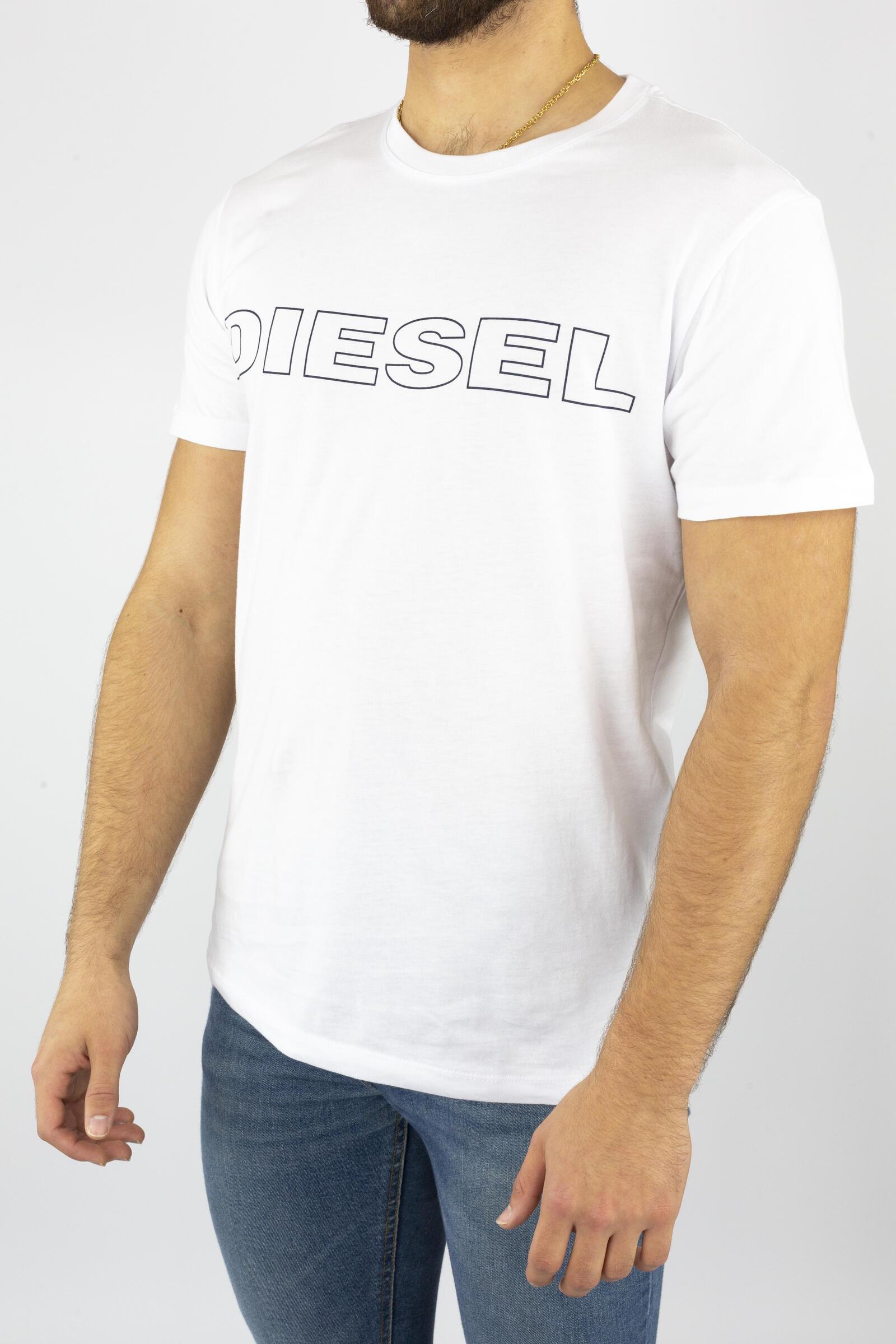 Diesel Camiseta De Manga Corta Umlt-jake Blanco 2/4