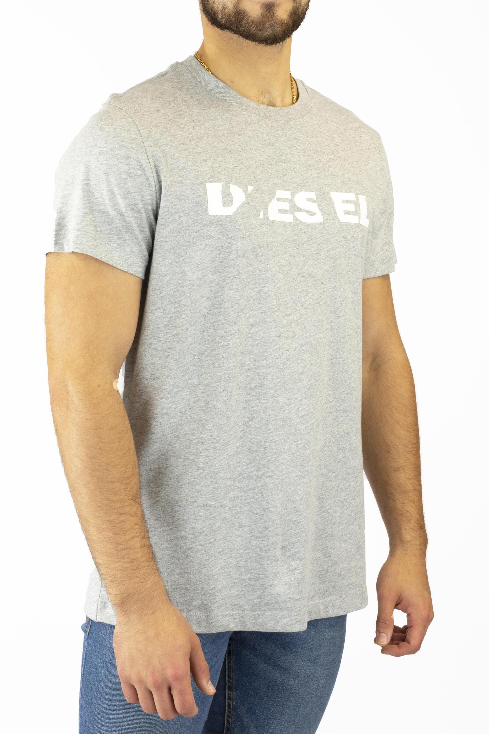 Diesel Camiseta De Manga Corta T-diego-brok Gris 2/4