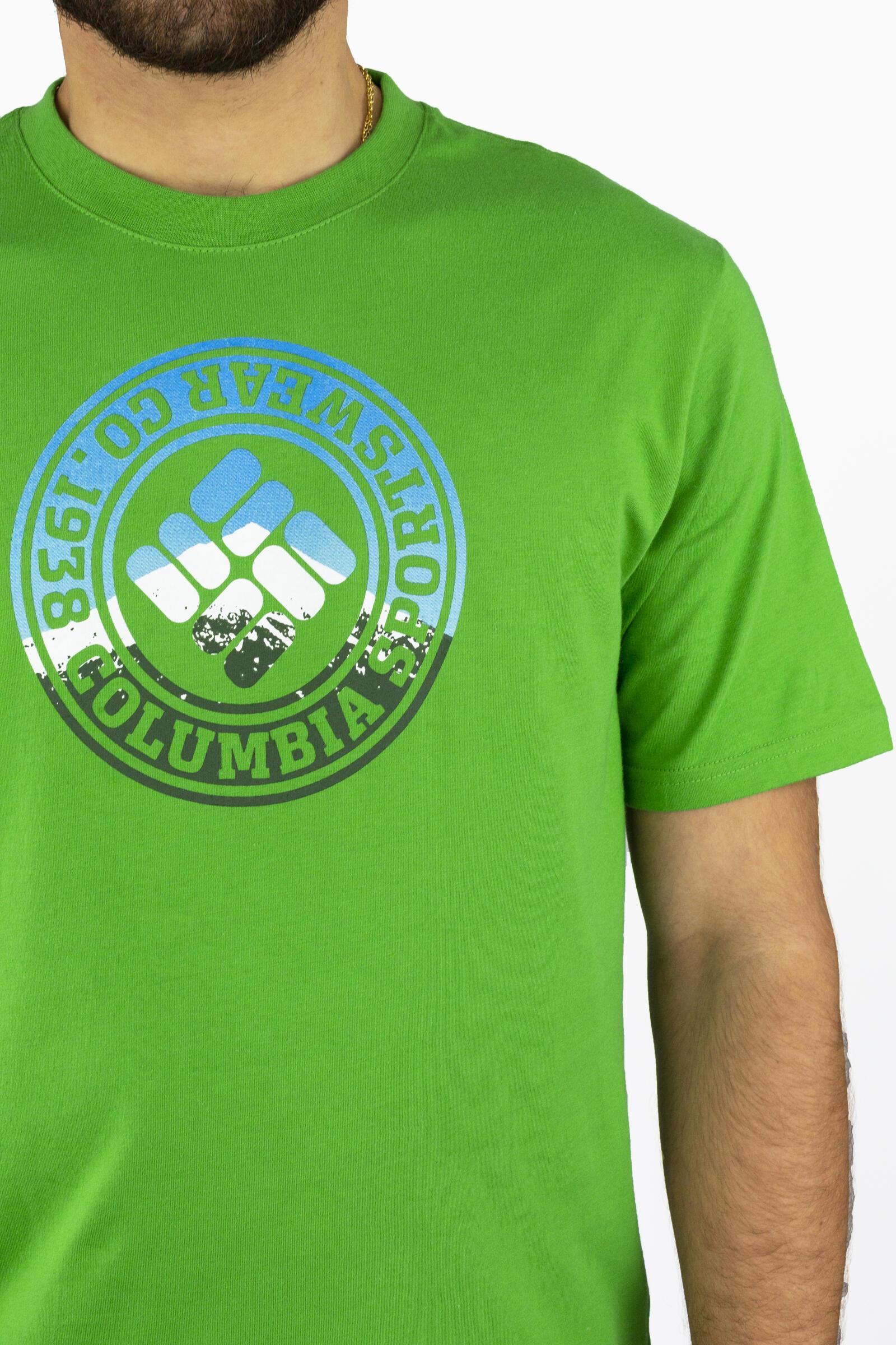 Columbia Camiseta De Manga Corta Csc Tried And True Verde 4/4