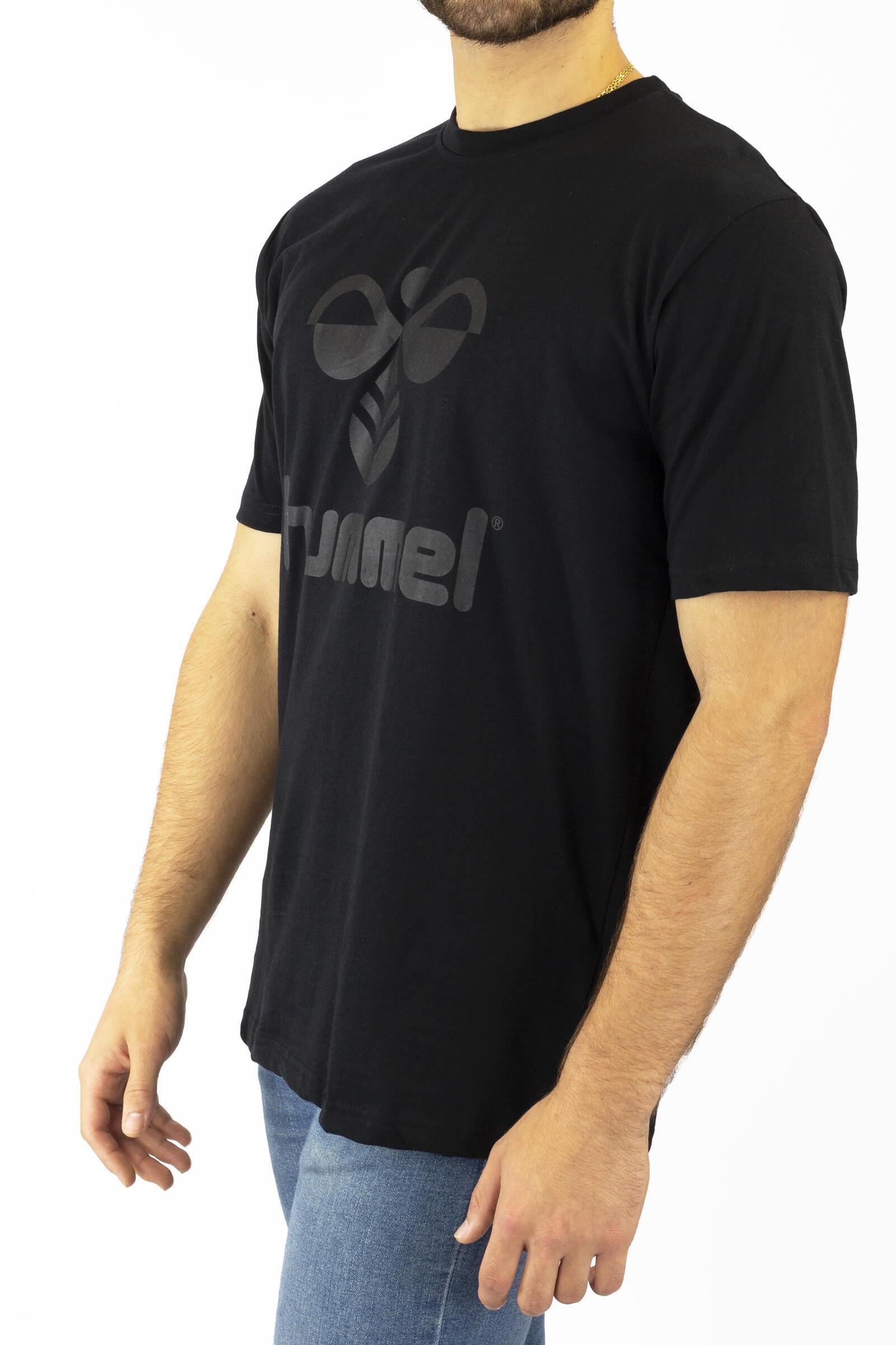 Hummel Camiseta De Manga Corta Hml Mover Cotton Negro 2/4