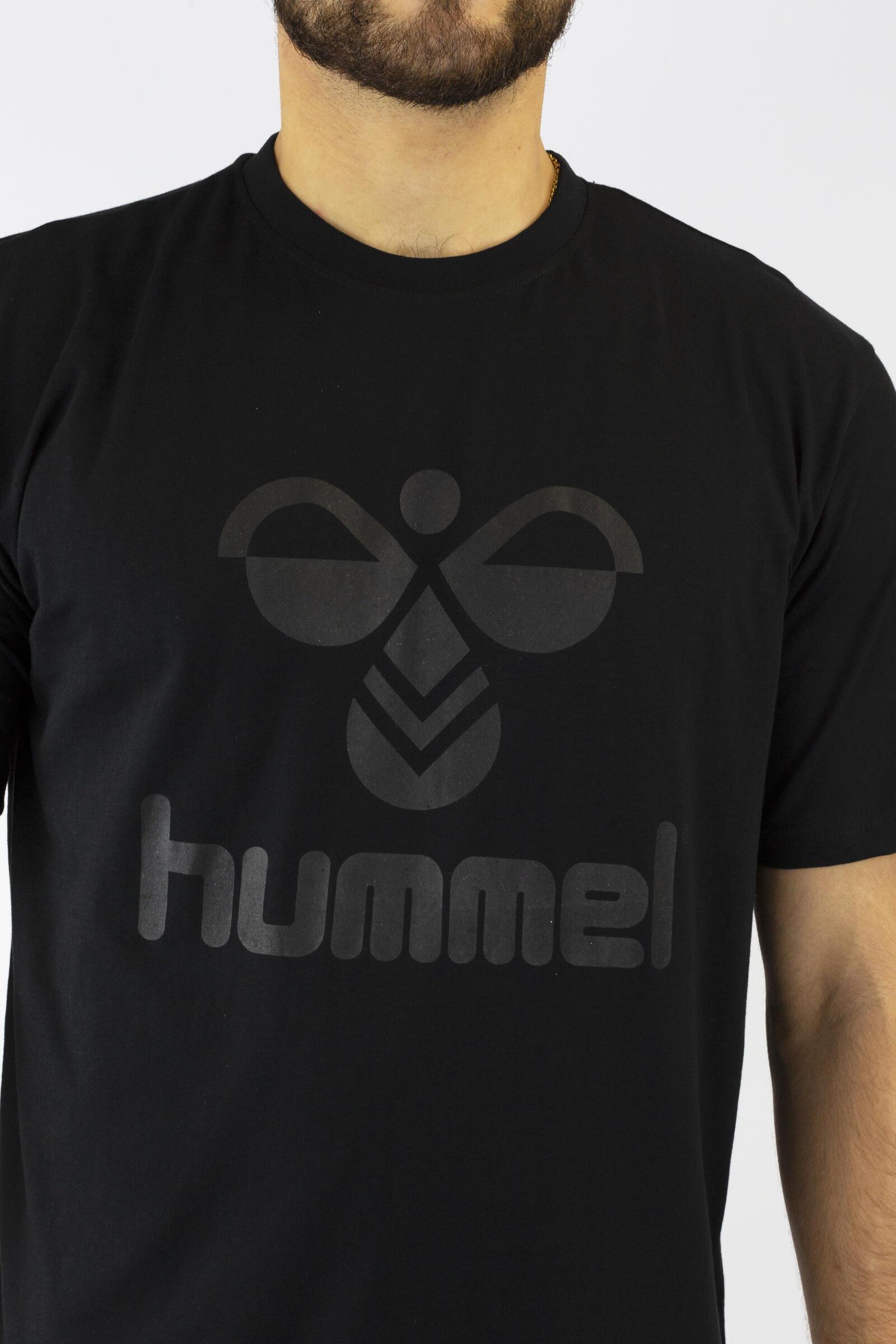 Hummel Camiseta De Manga Corta Hml Mover Cotton Negro 4/4