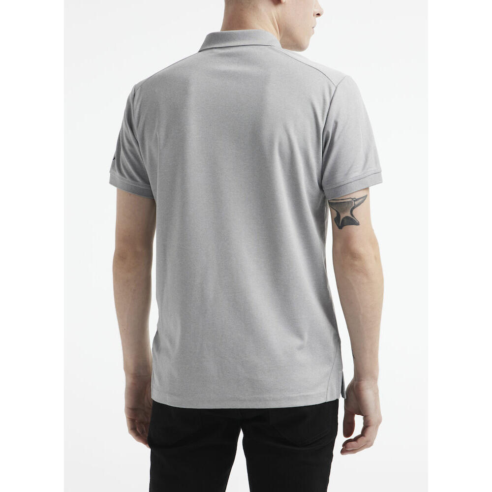 Craft Unify Polo Hommes - Gris Foncé Chiné, L 3/4