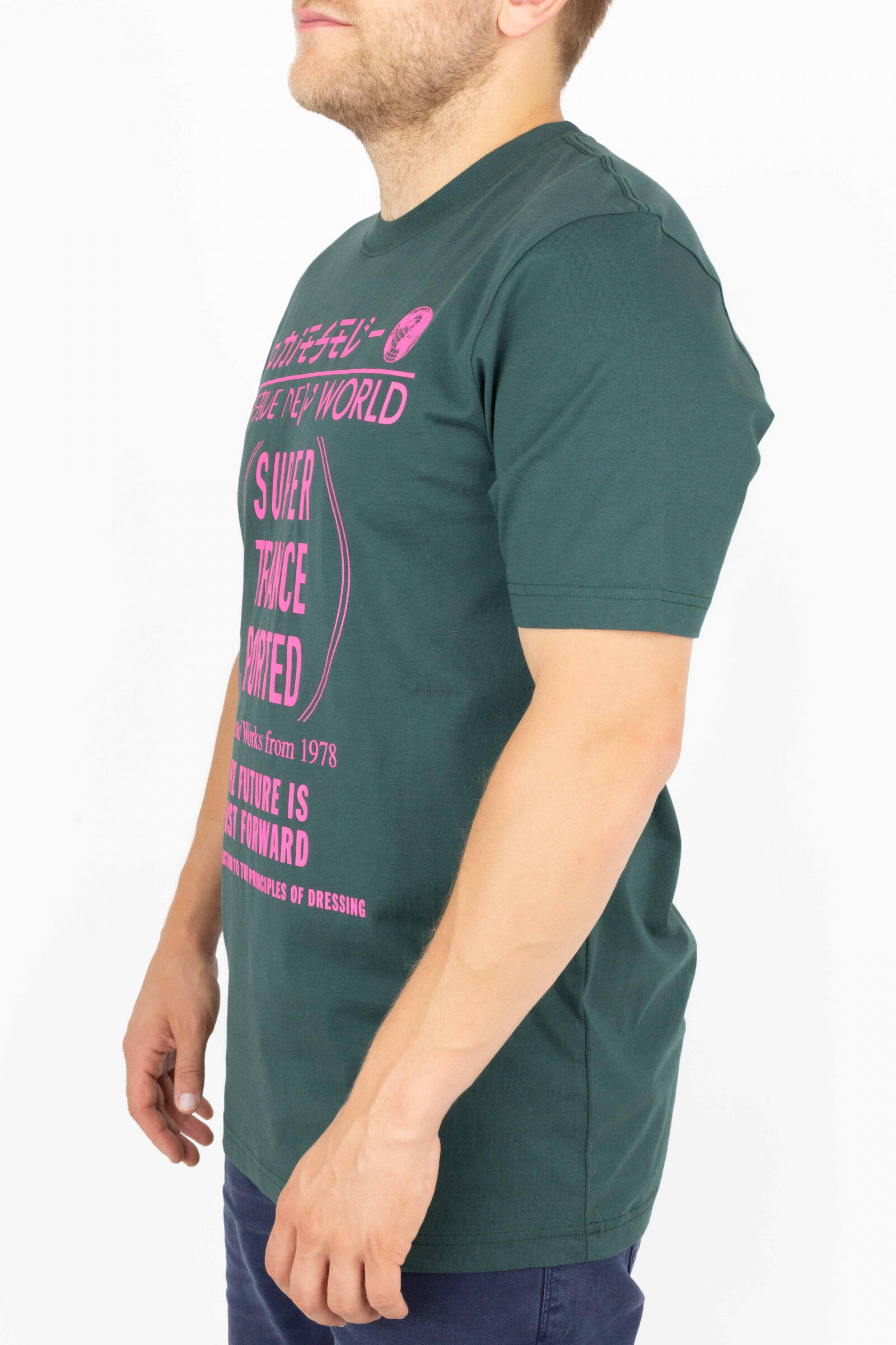 Diesel Camiseta Just-yl Verde Oscuro 2/4