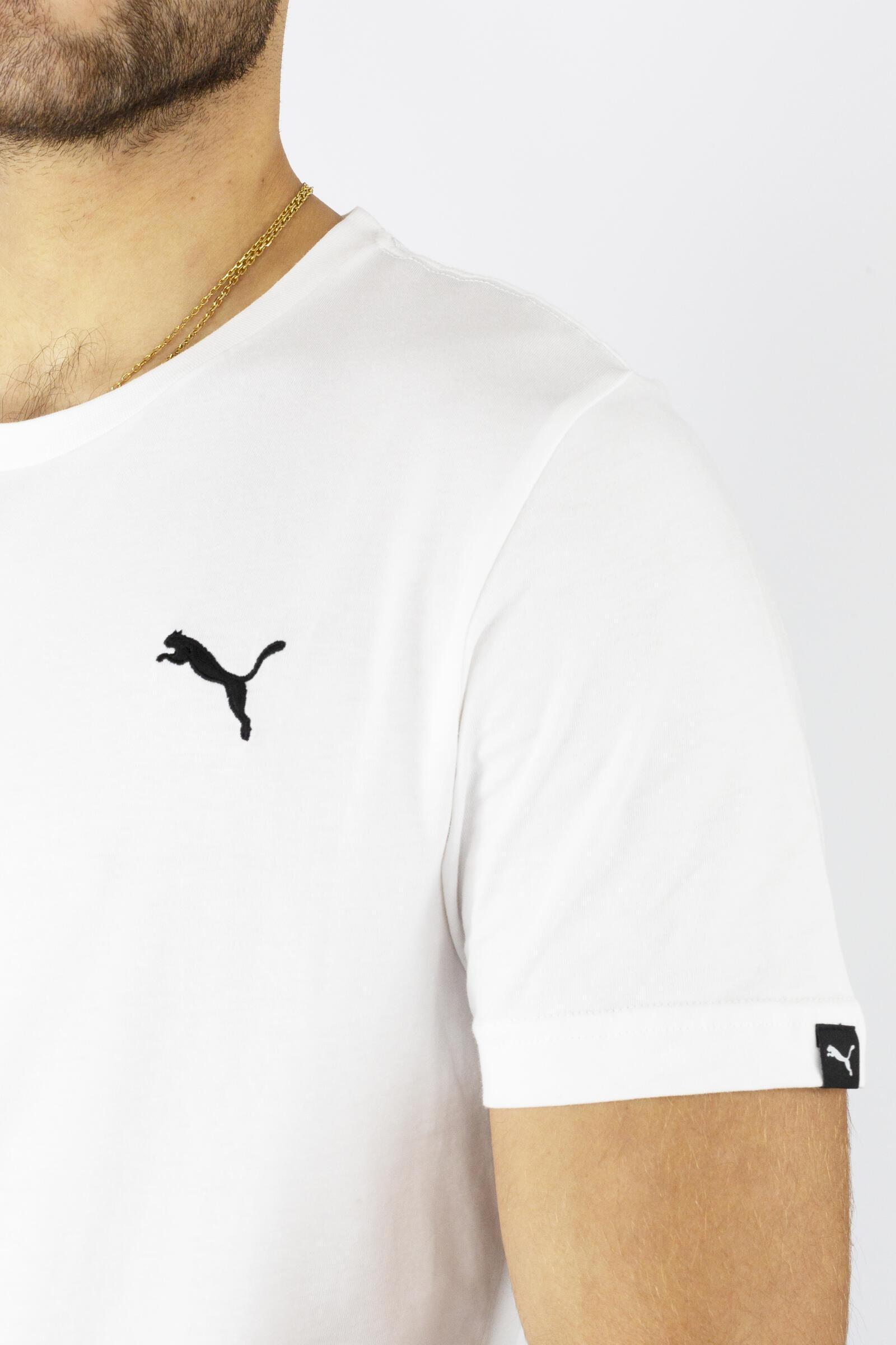 Puma Camiseta De Manga Corta Essentials Blanco 4/4