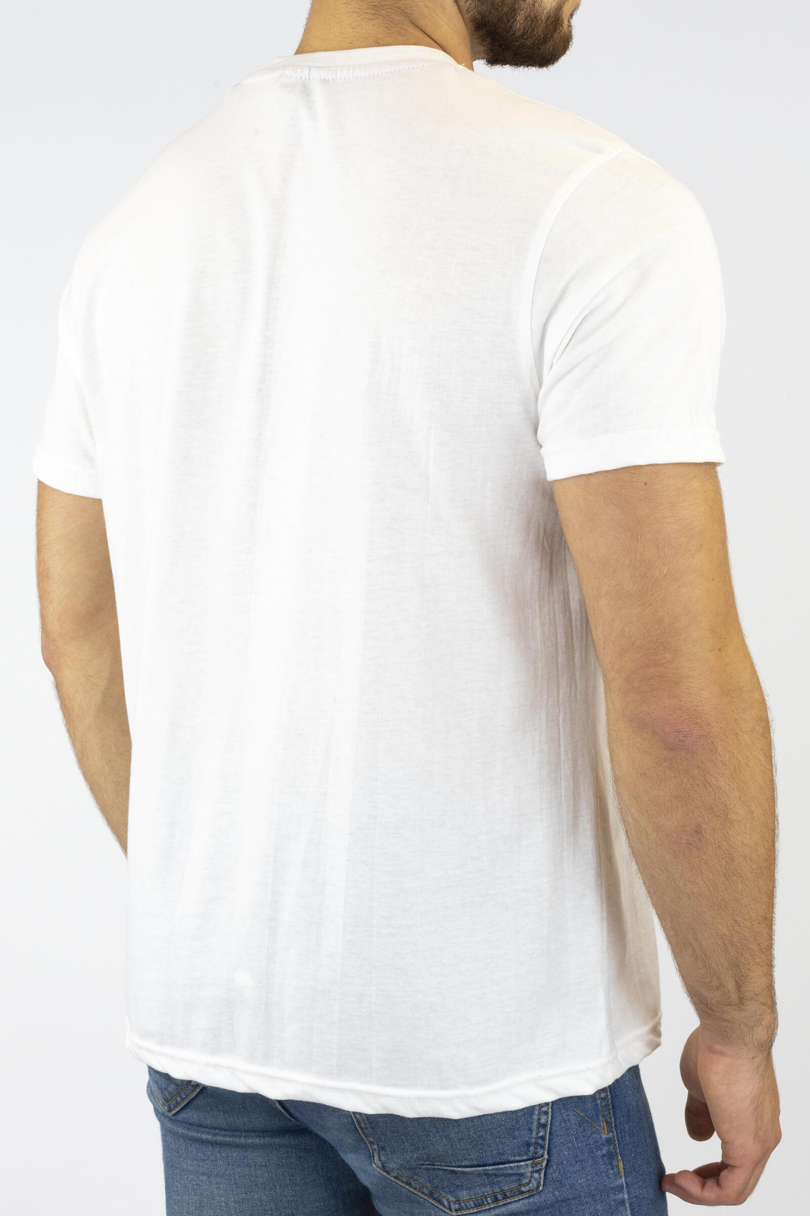 Vision Camiseta De Manga Corta Street Wear Blanco 3/4