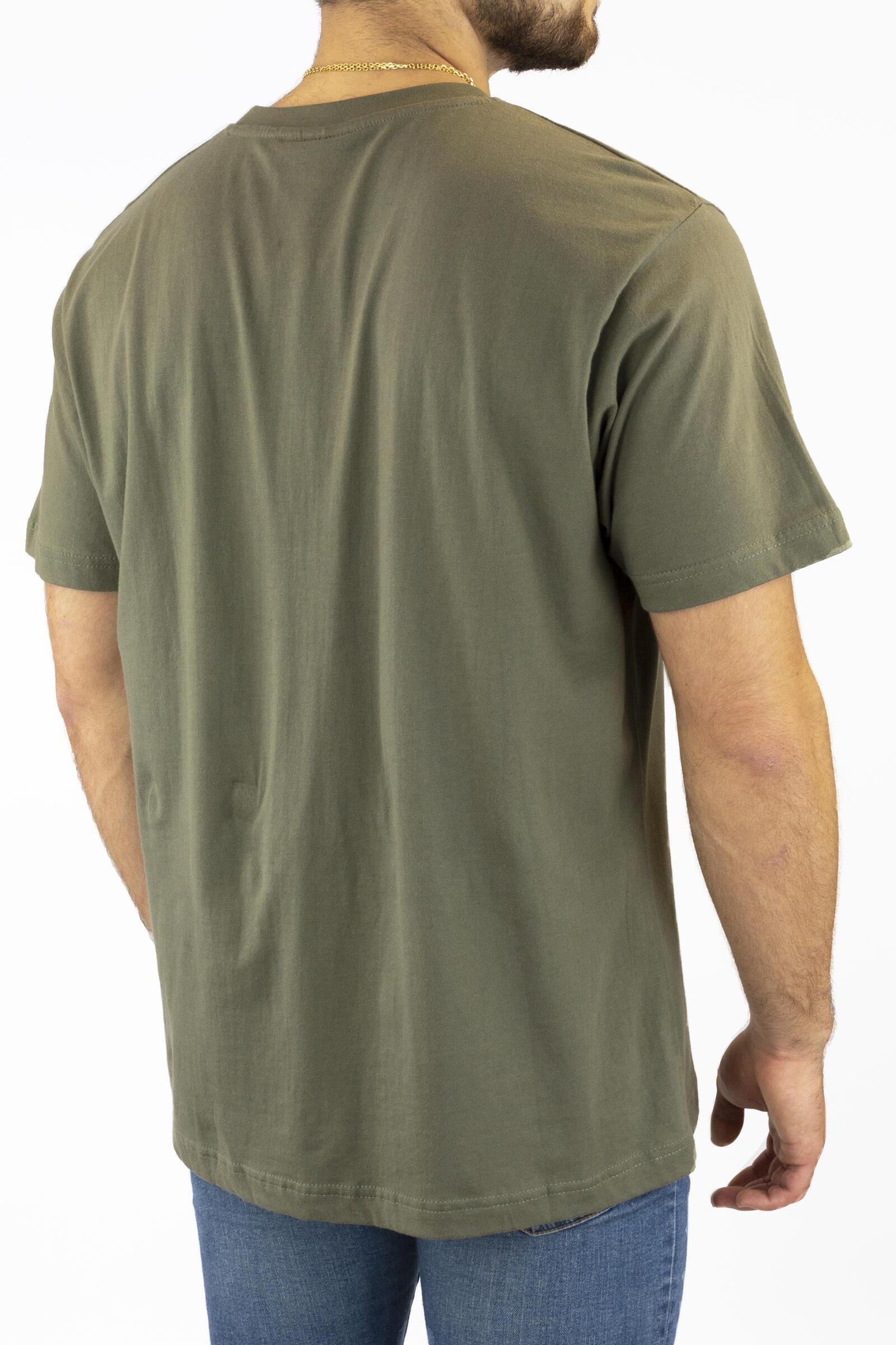 Vision Camiseta De Manga Corta Con Estampado Street Wear Verde 2/3