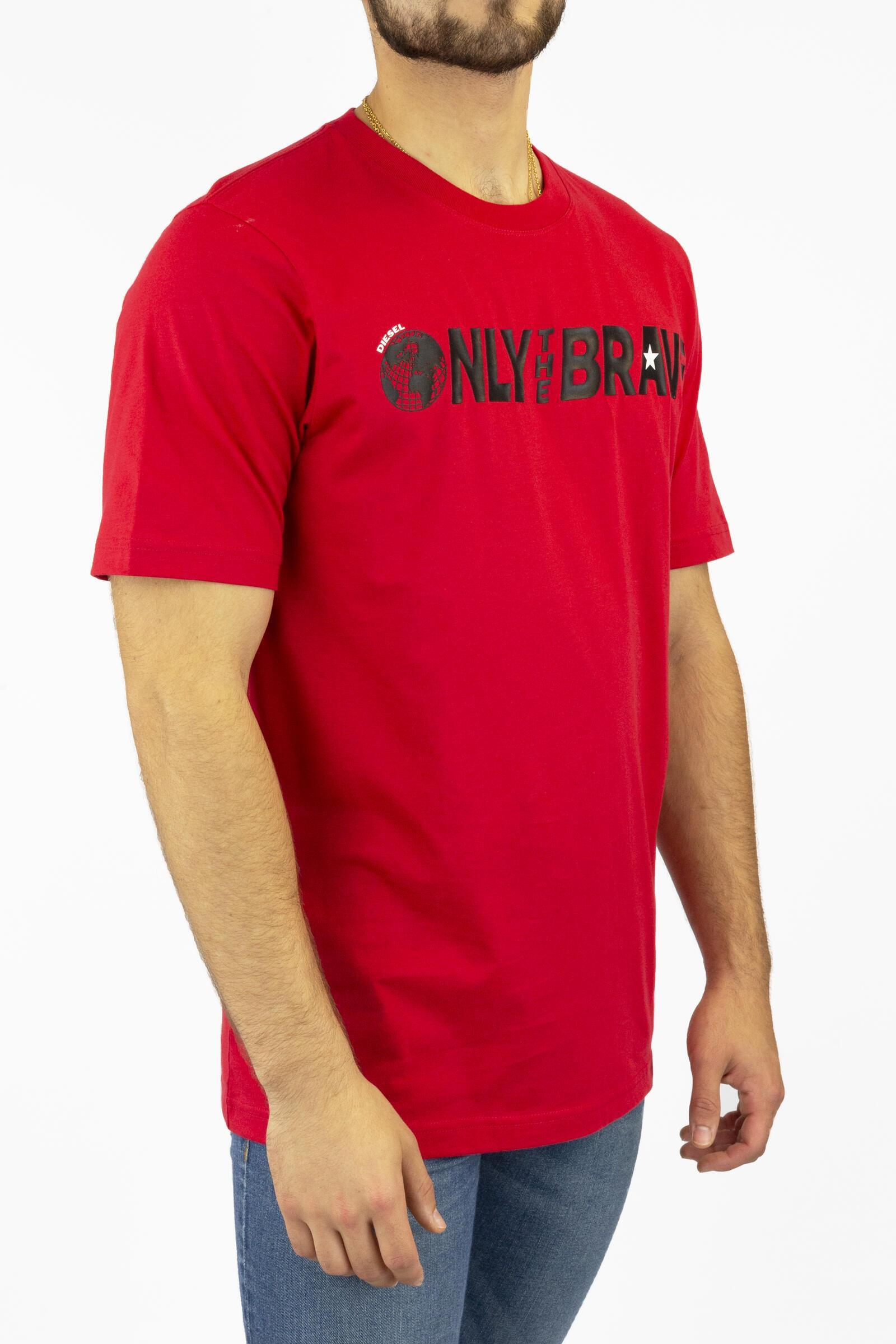 Diesel Camiseta De Manga Corta T-just-sv Rojo 2/4