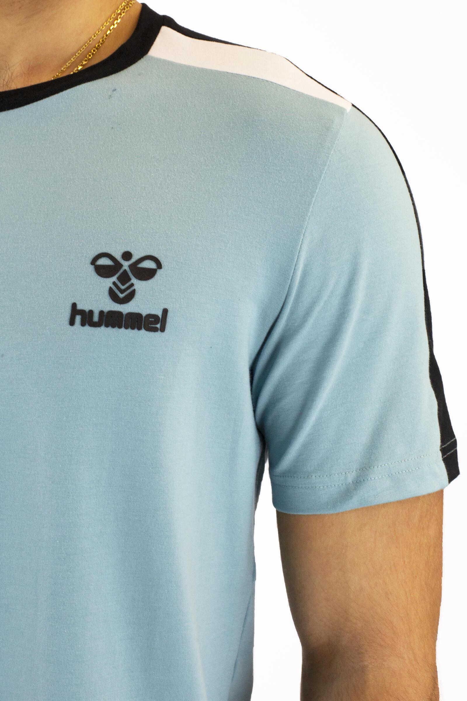 Hummel Camiseta De Manga Corta Hmlos Vald Azul 4/4