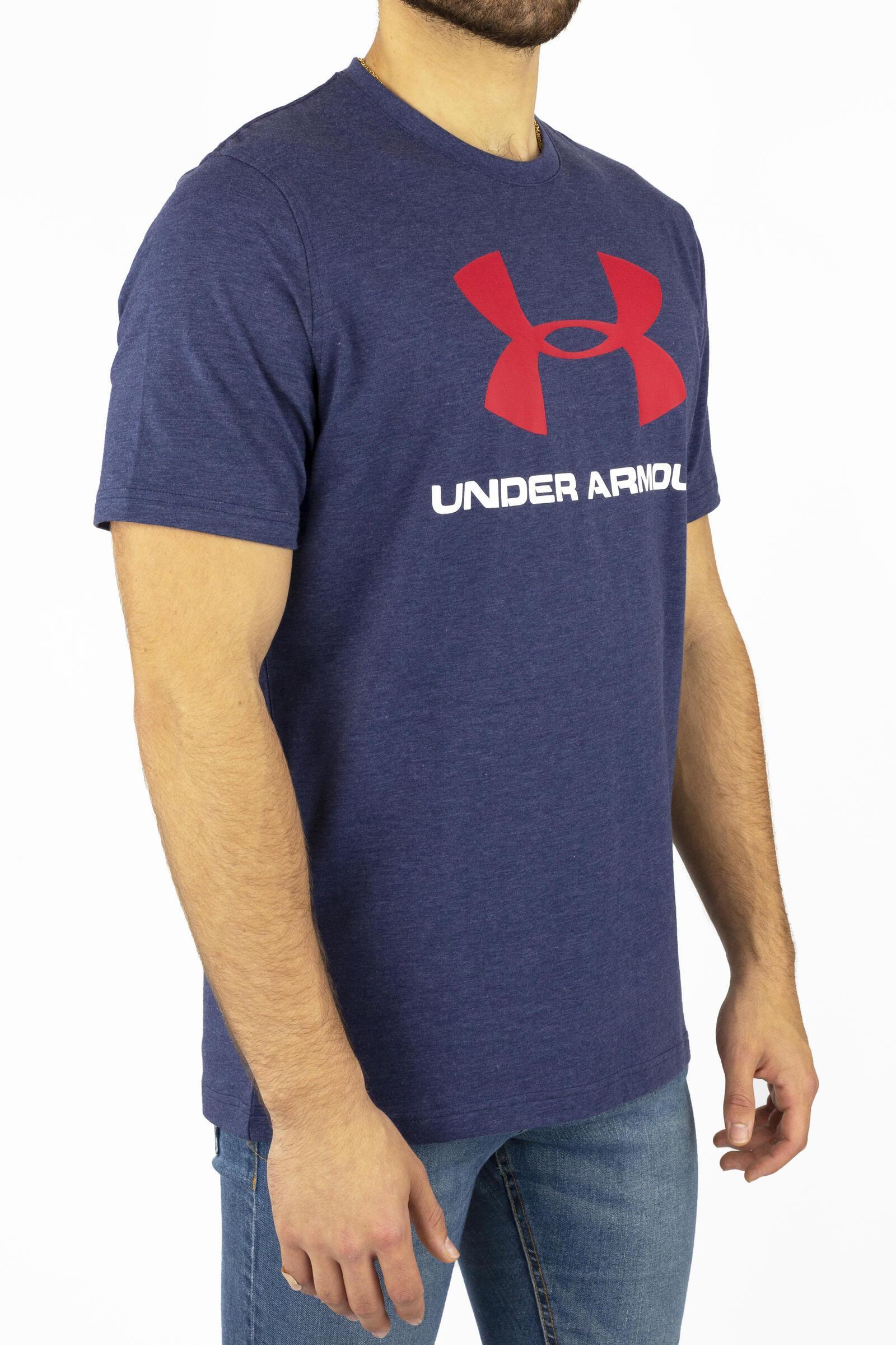Under Armour Camiseta De Manga Corta Cc Sportstyle Logo Azul 2/4