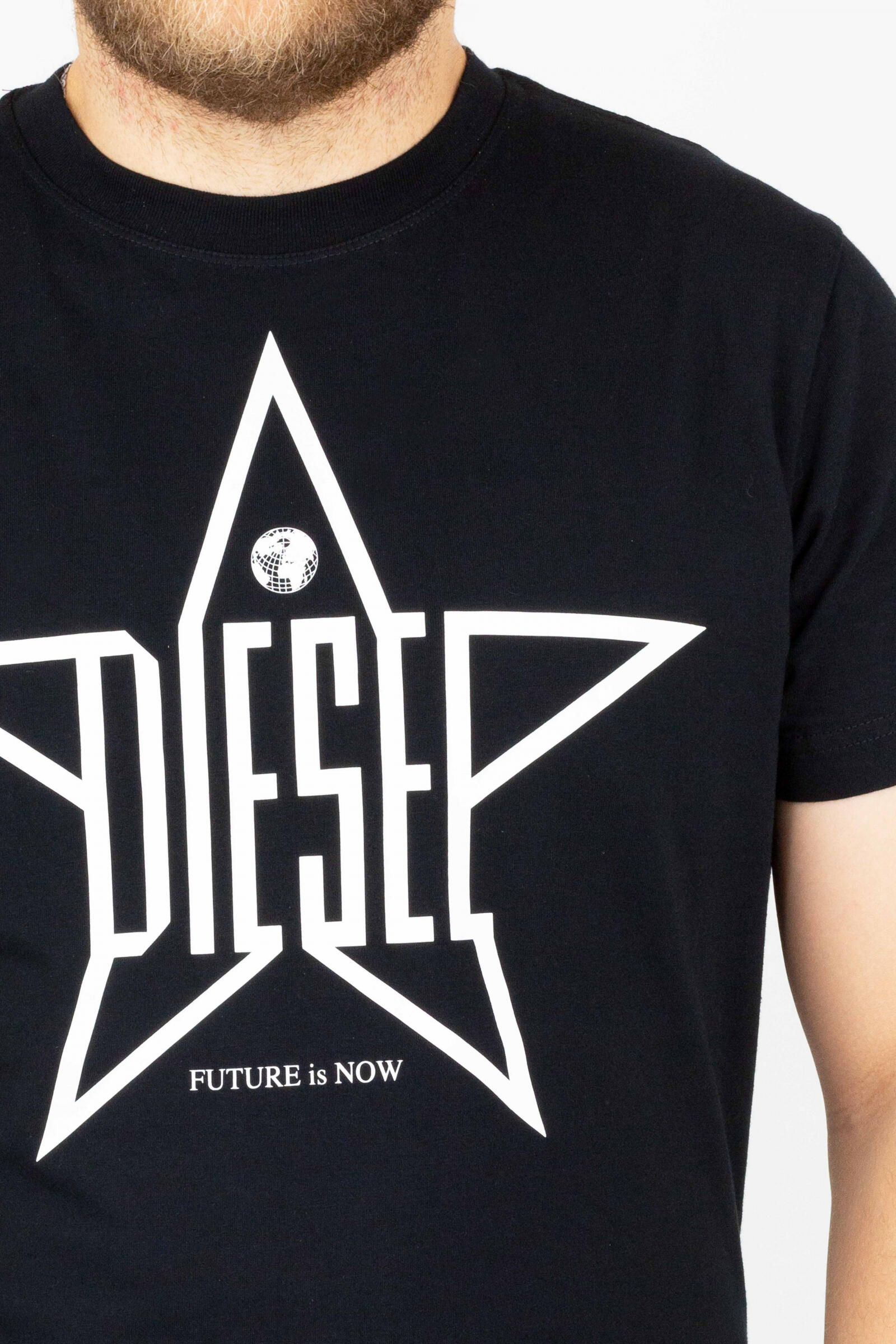 Diesel Camiseta Diego-yh Negro 4/4
