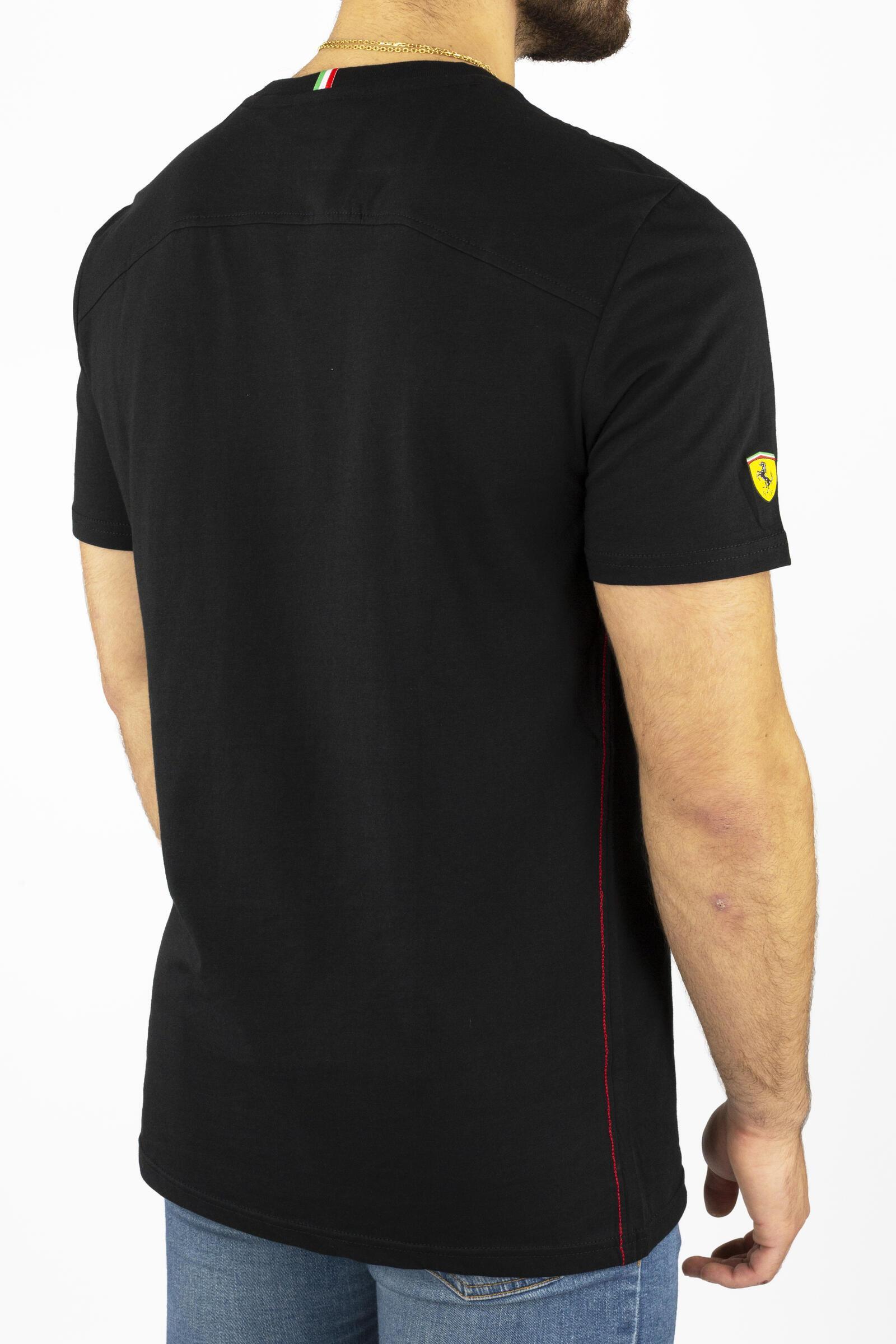 Puma Camiseta De Manga Corta Ferrari Big Logo Negro 3/4