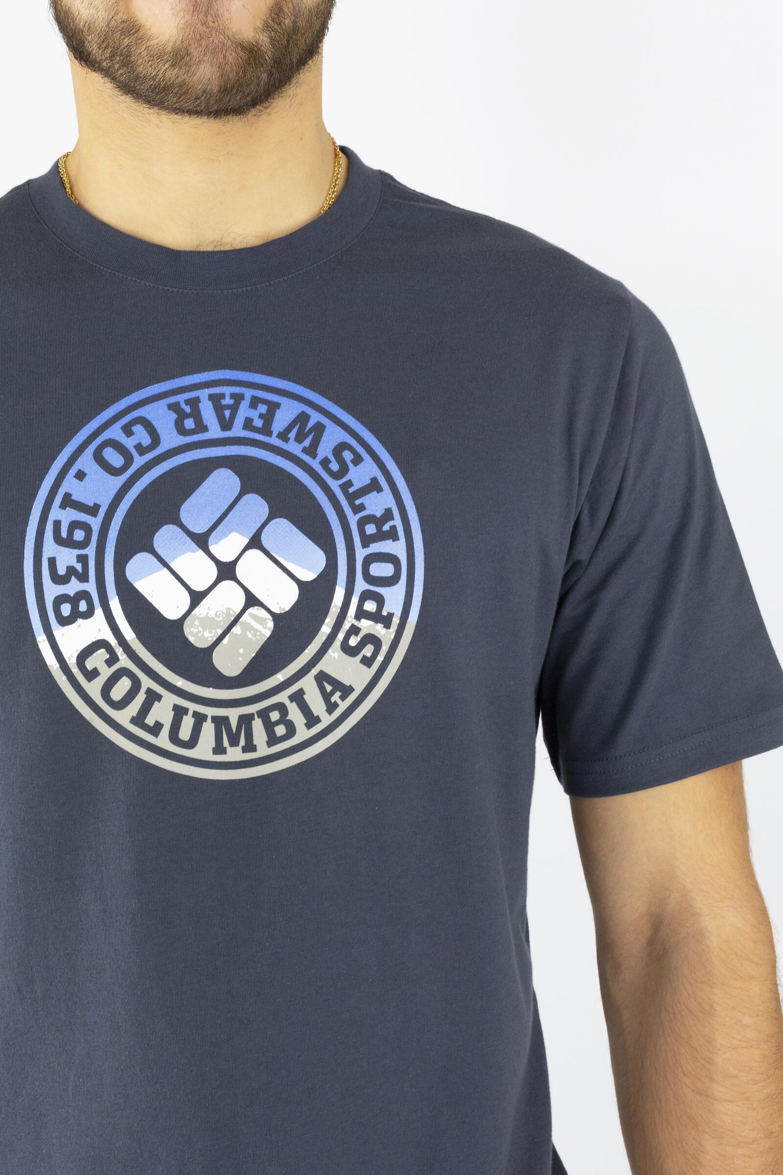 Columbia Camiseta De Manga Corta Csc Tried And True Azul 3/4