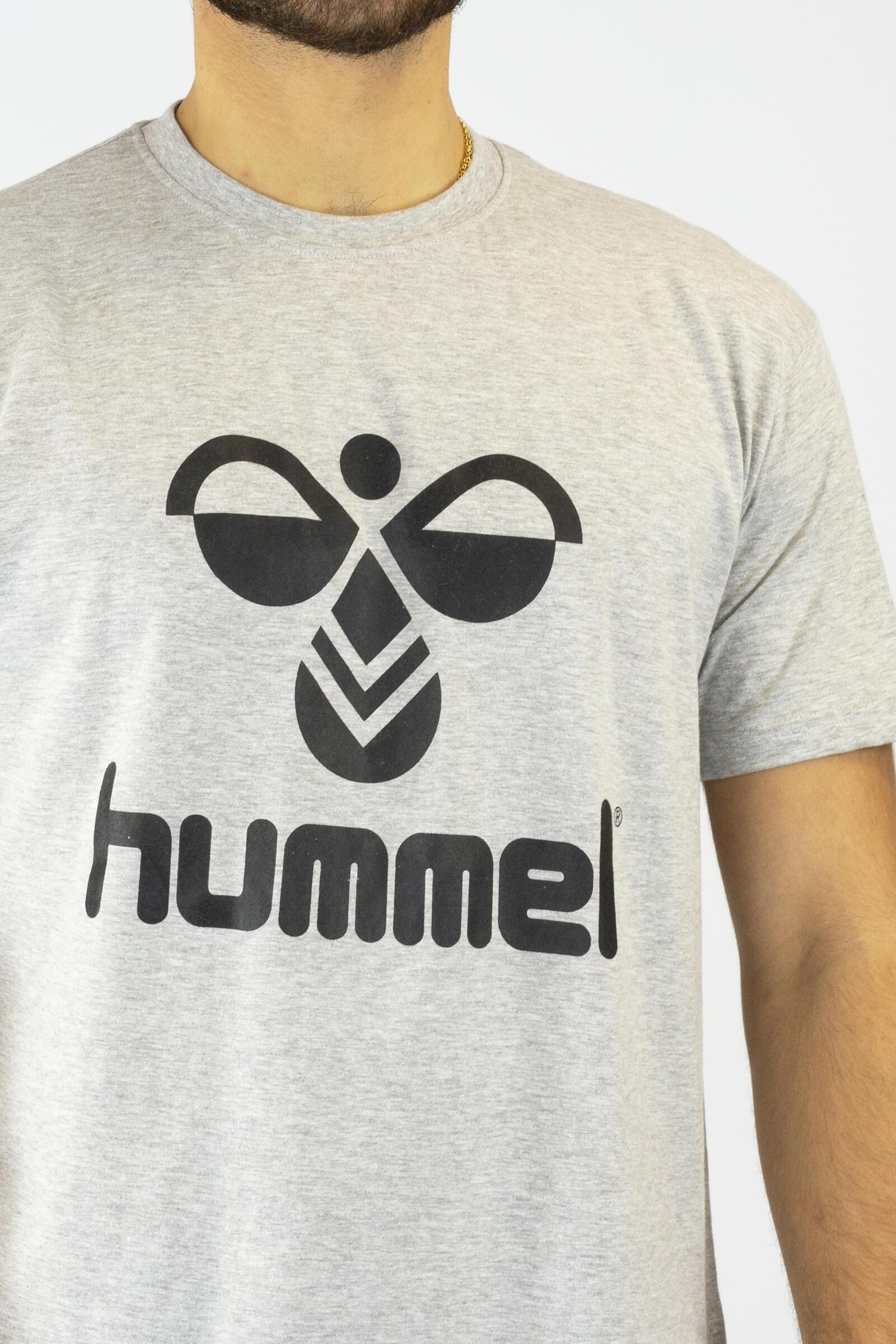 Hummel Camiseta De Manga Corta Hml Mover Cotton Gris 4/4