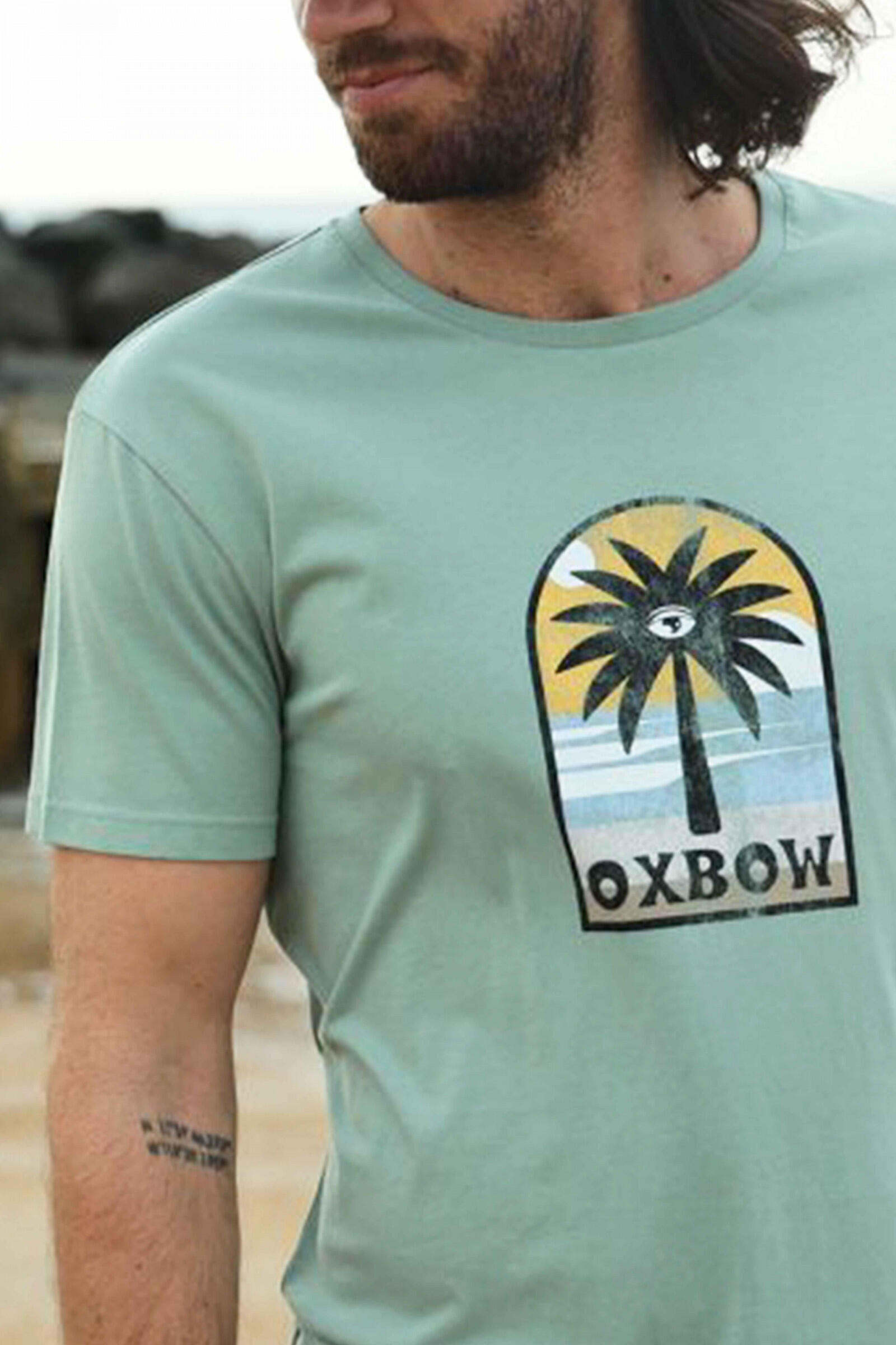 Oxbow Camiseta De Manga Corta Tiburón Verde 4/4