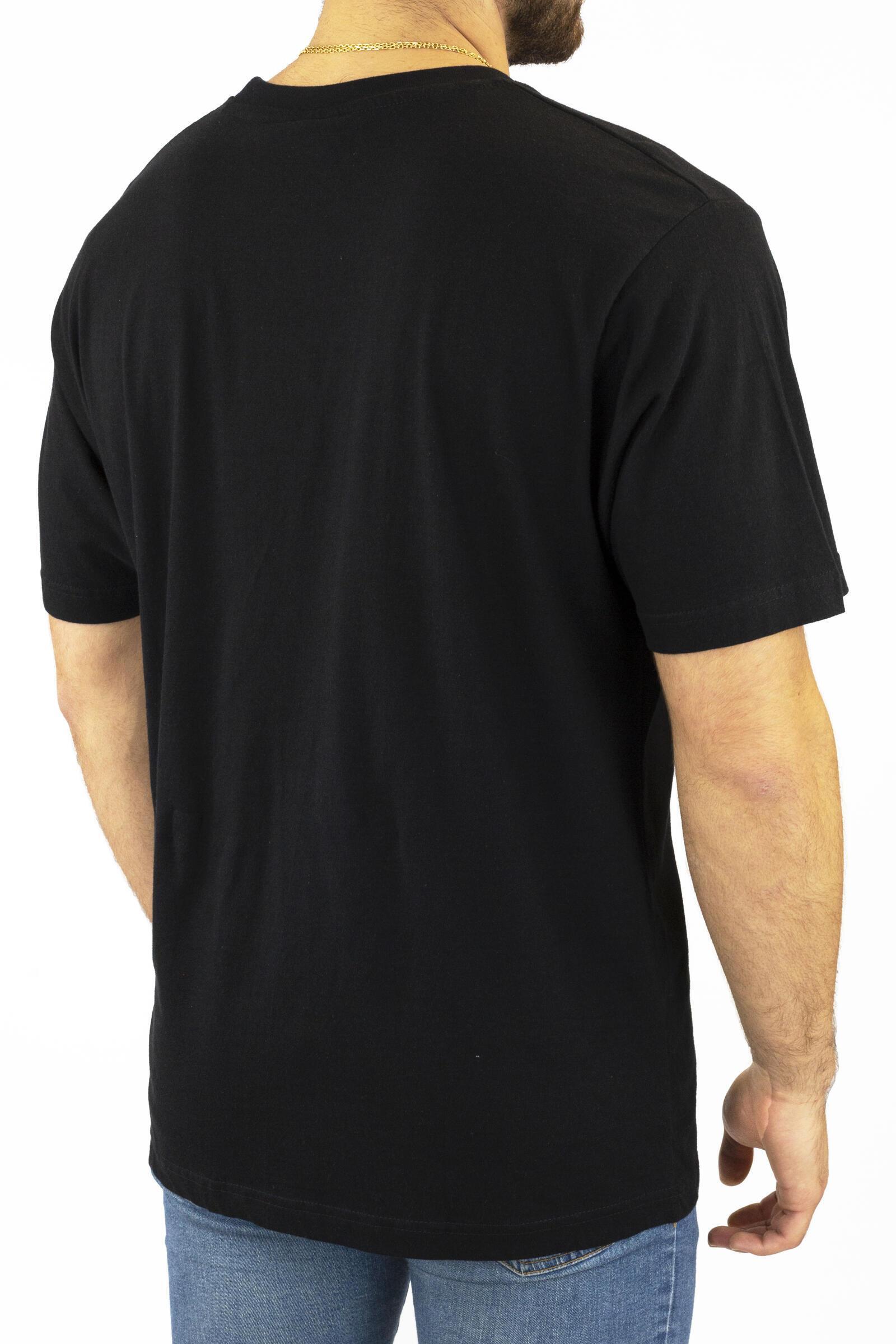 Vision Camiseta De Manga Corta Con Estampado Street Wear Negro 3/4