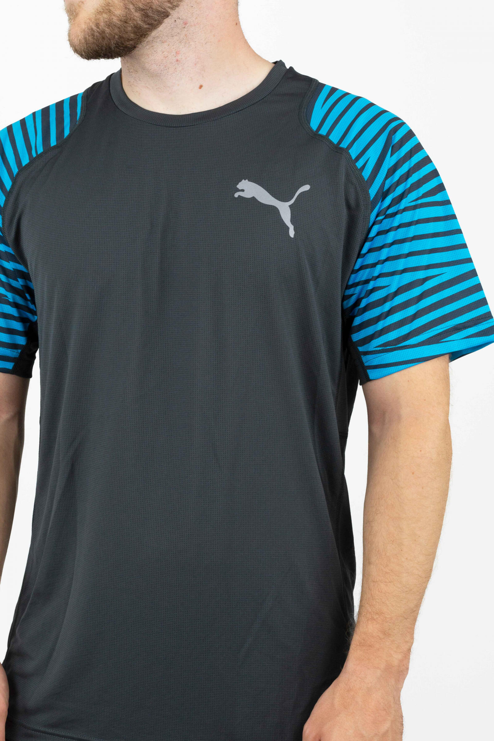 Puma Camiseta Vent Graphic Gris 4/4