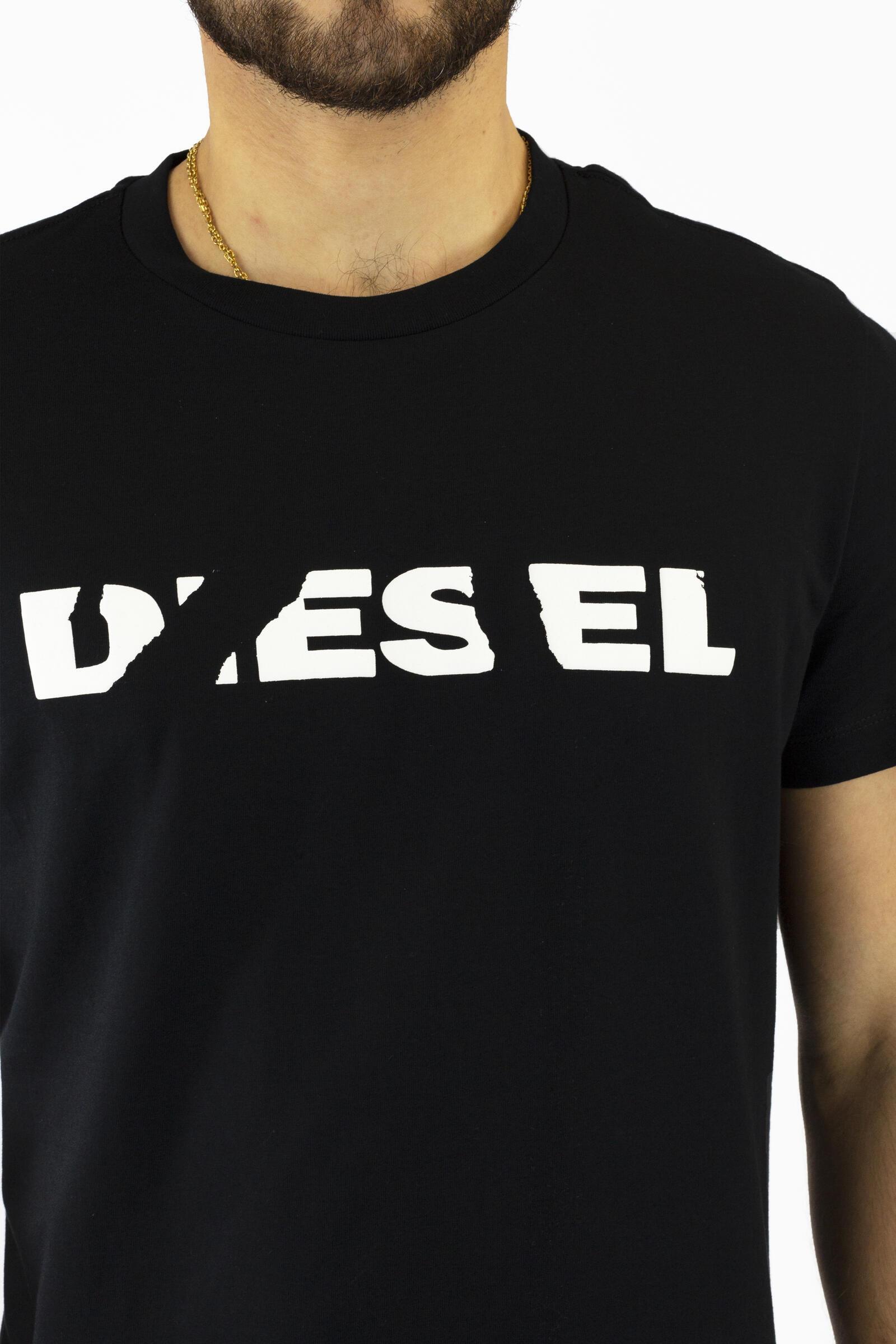 Diesel Camiseta De Manga Corta T-diego-brok Negro 4/4