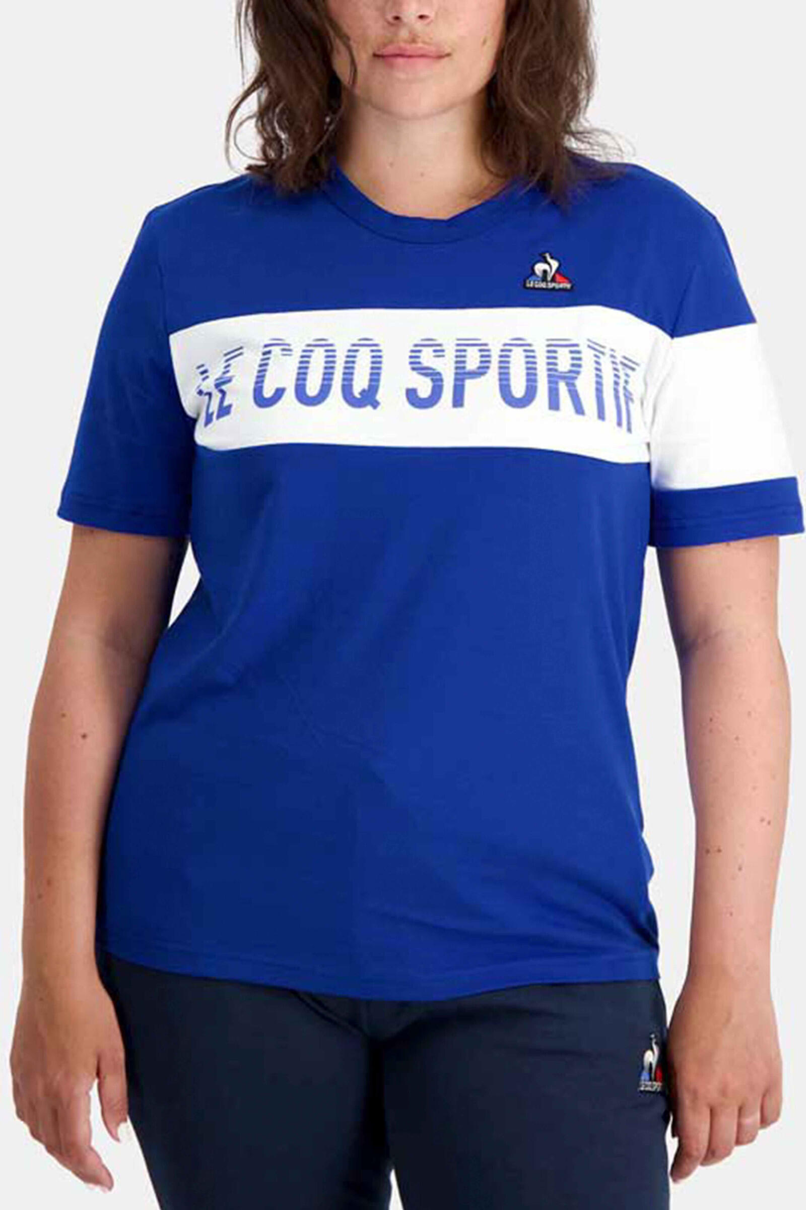 Le Coq Sportif Camiseta De Manga Corta  Sportif Bat Nº2 Azul Marino/blanco 4/4