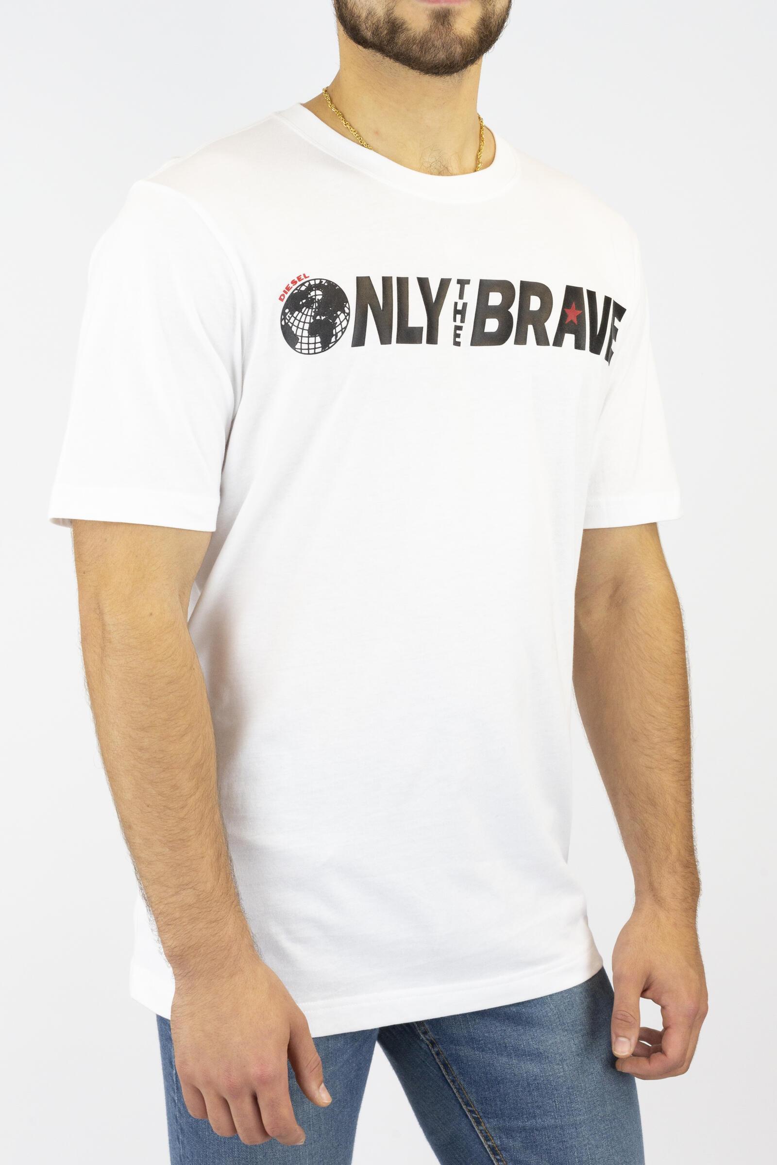 Diesel Camiseta De Manga Corta T-just-sv Blanco 2/4