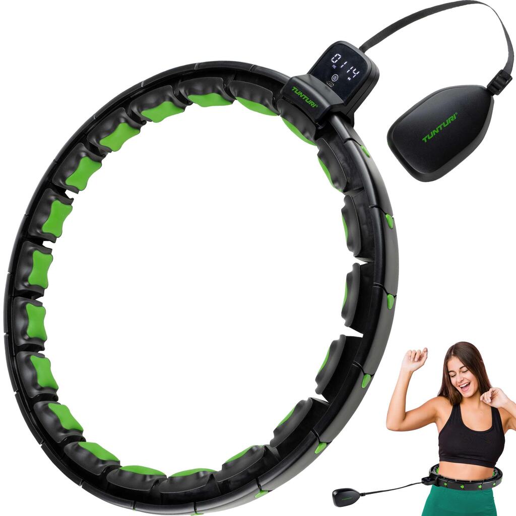 Smart Adjustable Hula Hoop - Massage Hoop with Weight 1.3 kg - Adjustable 62-132