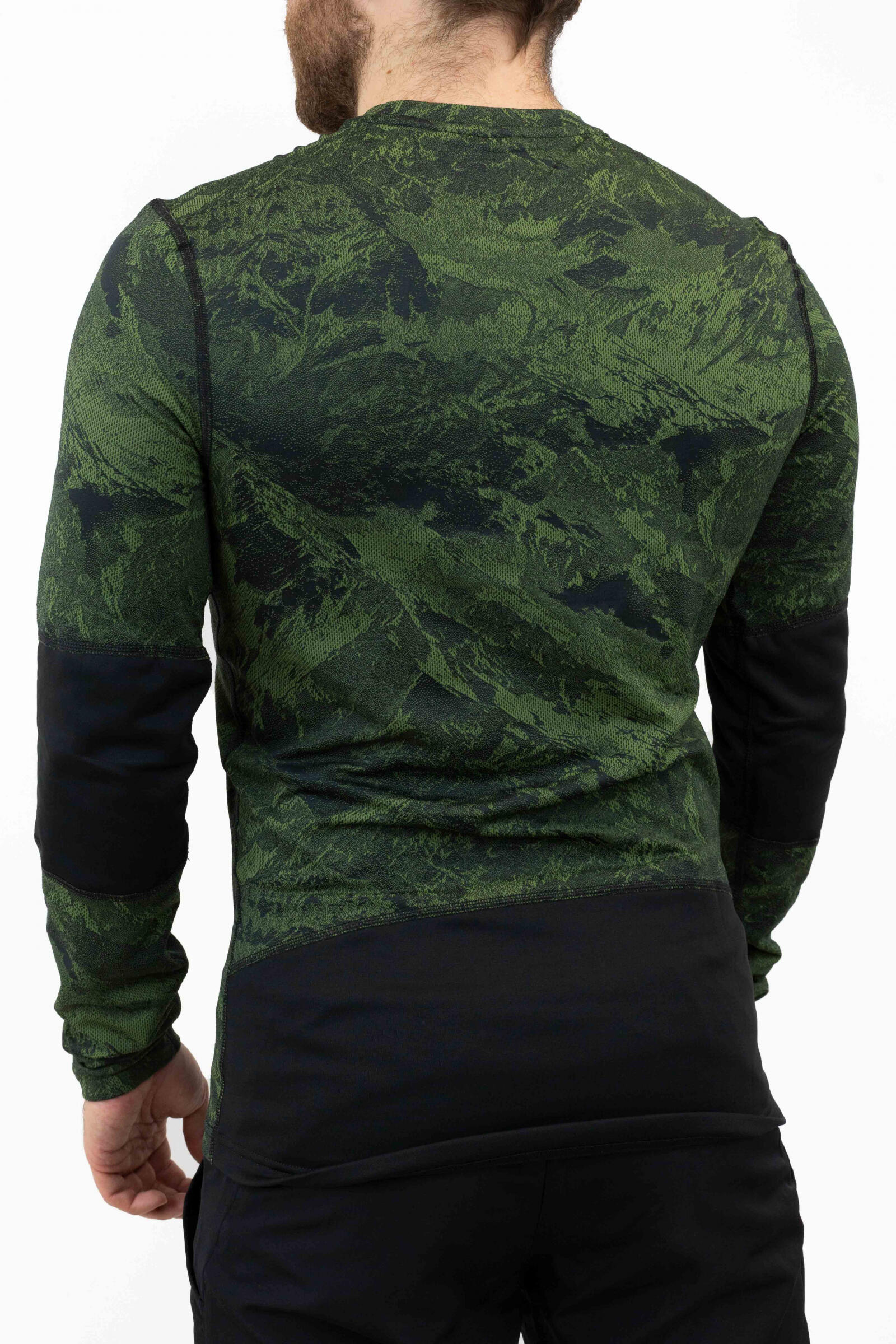 Odlo Camiseta De Manga Larga Whistler Eco Verde/negro 3/3