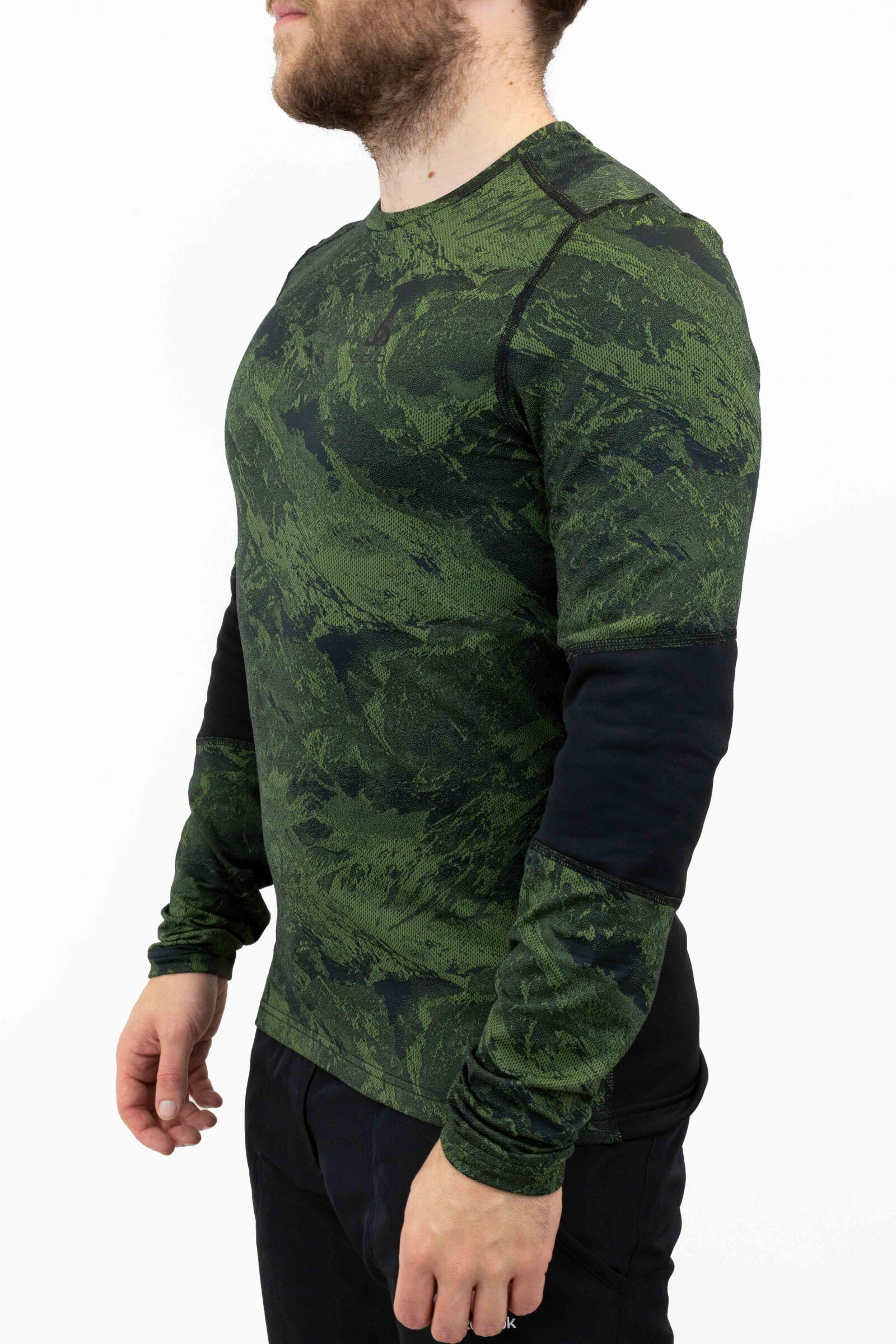 Odlo Camiseta De Manga Larga Whistler Eco Verde/negro 2/3