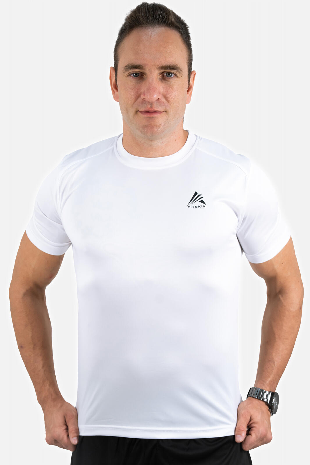 Tricou tehnic Fitskin Alb Seniori